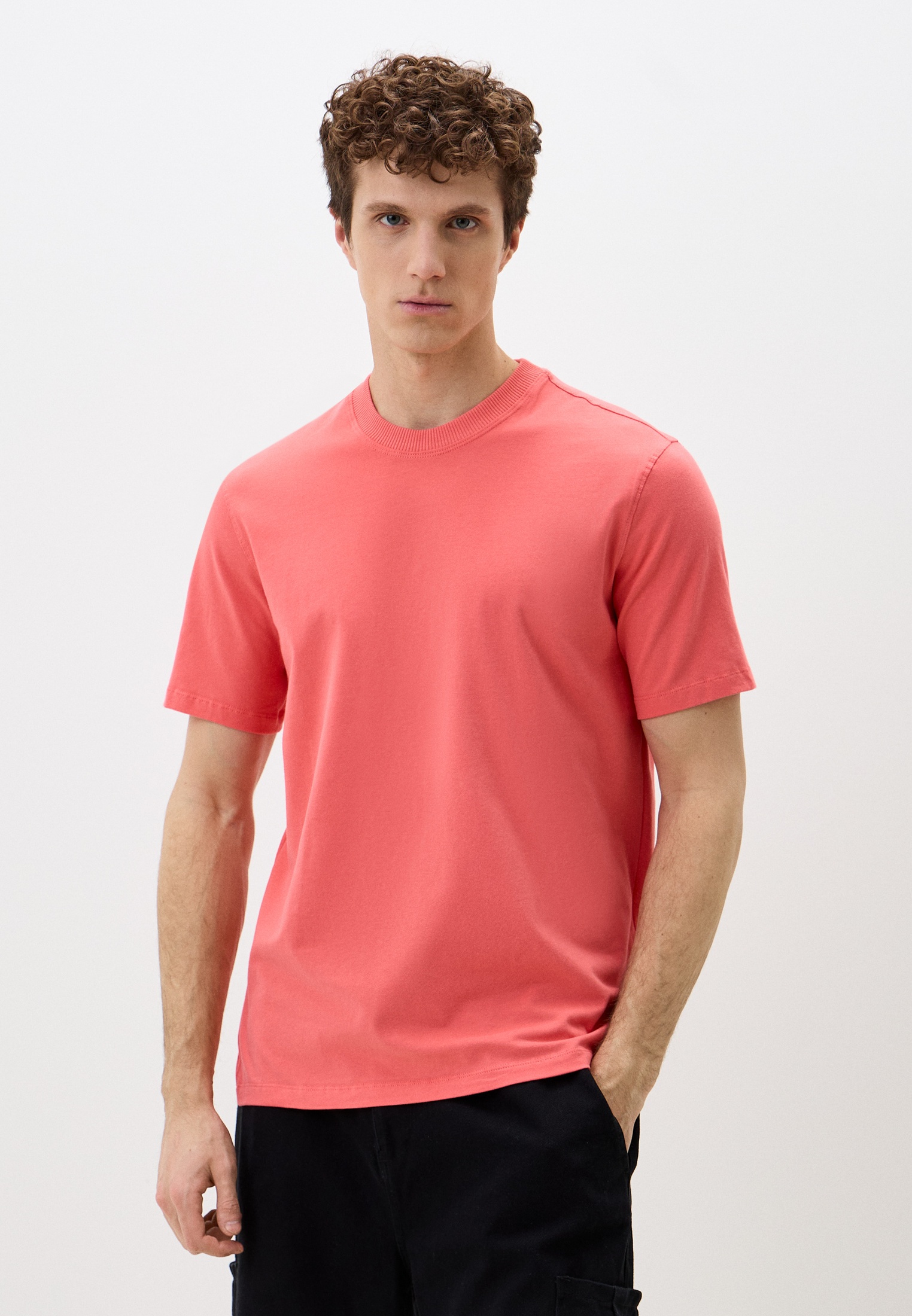 Футболка с коротким рукавом KChTZ FDZ_2024_1,коралловый,L