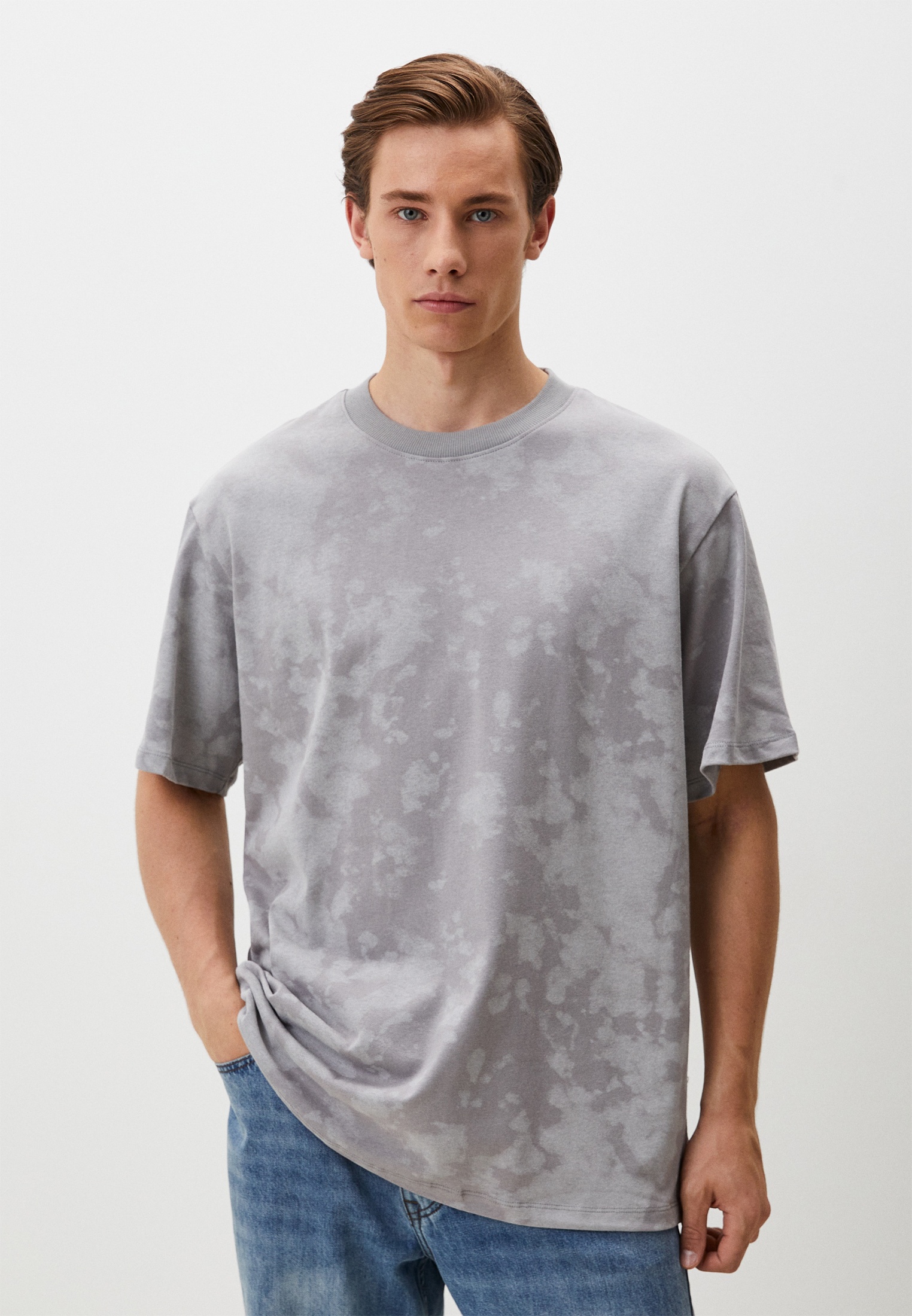 Футболка с коротким рукавом MARK FORMELLE 111846/24-4051П-0/серая варка