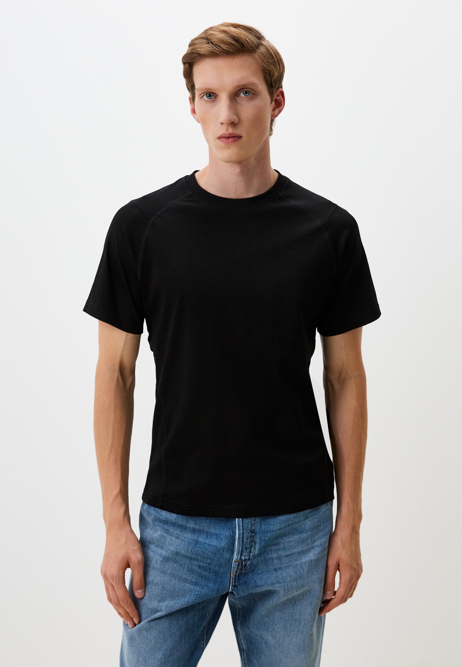 Футболка с коротким рукавом Ogogo D421-Черный-3XL