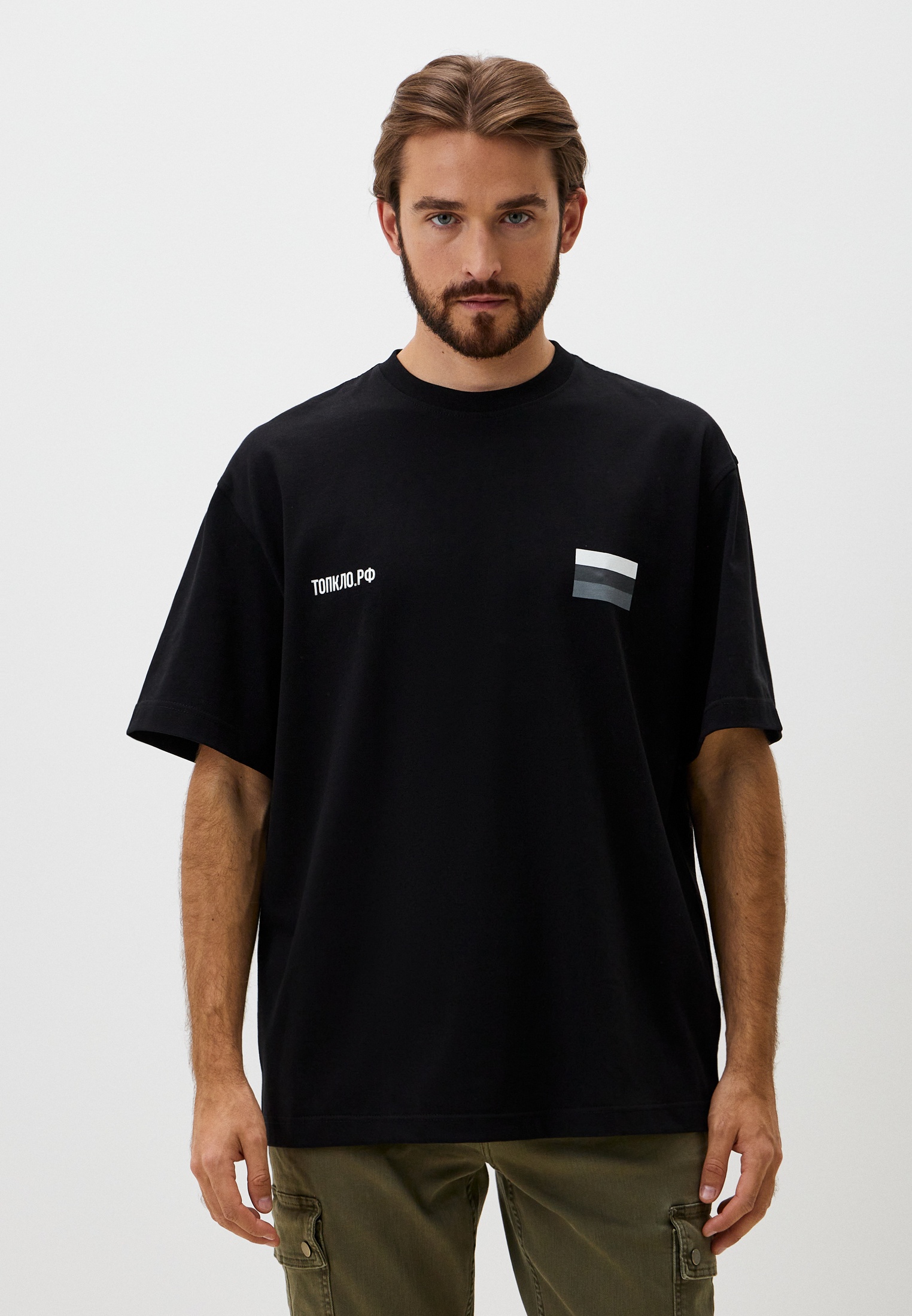 Футболка с коротким рукавом Topclo TC_KS304/BLACK-L