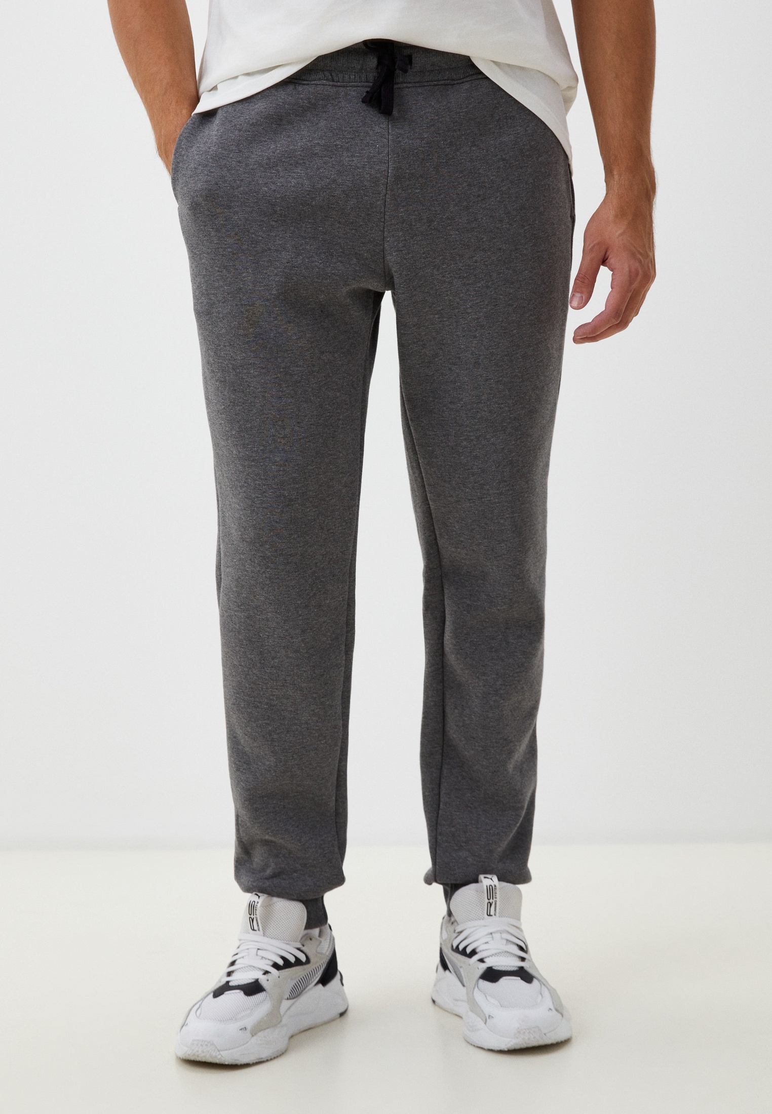 Мужские спортивные брюки MARK FORMELLE 181199/24-4264Б-7П/меланж темно-серый