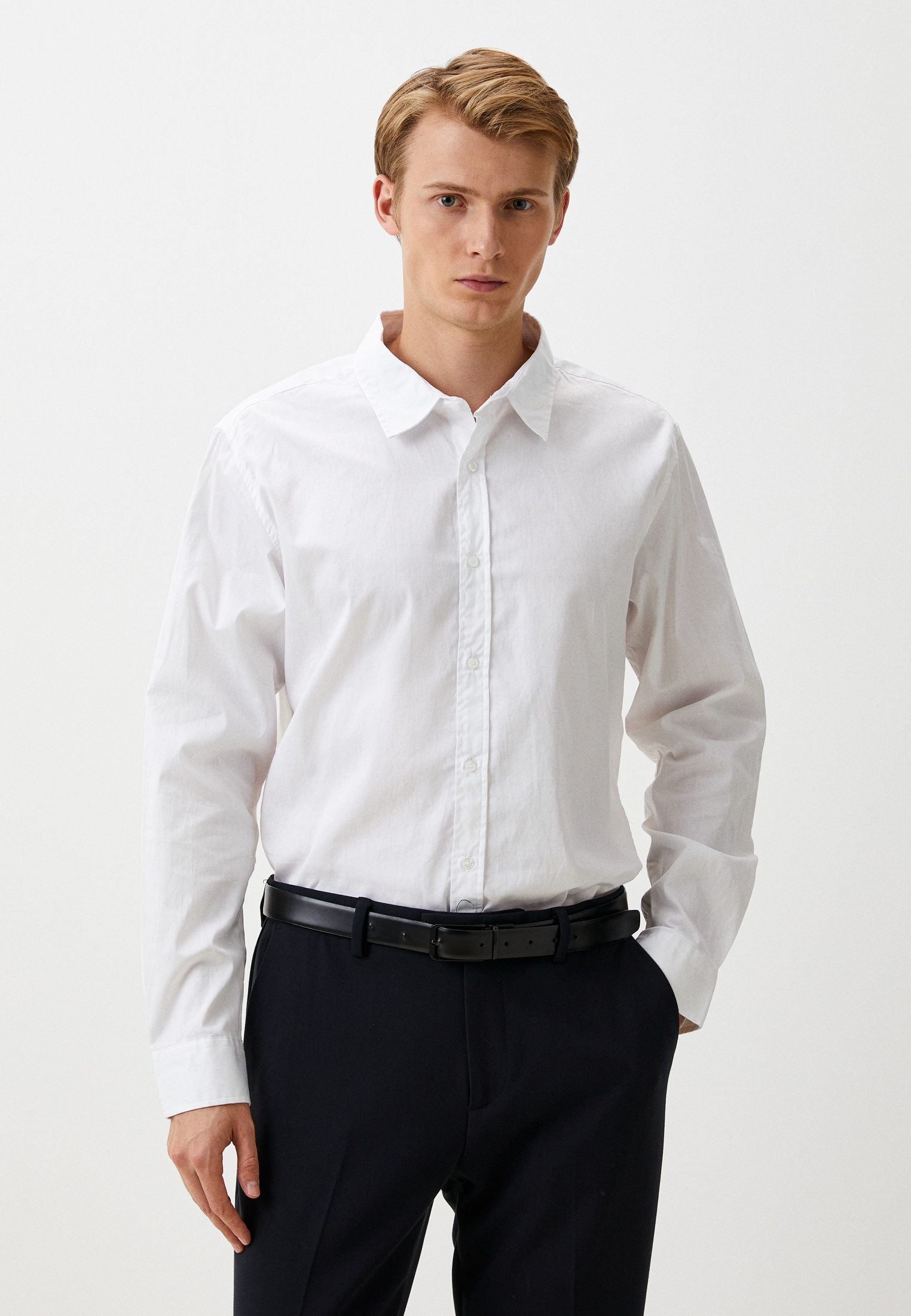 Рубашка с длинным рукавом MARK FORMELLE 121912/24-3962Ц-9К/белый