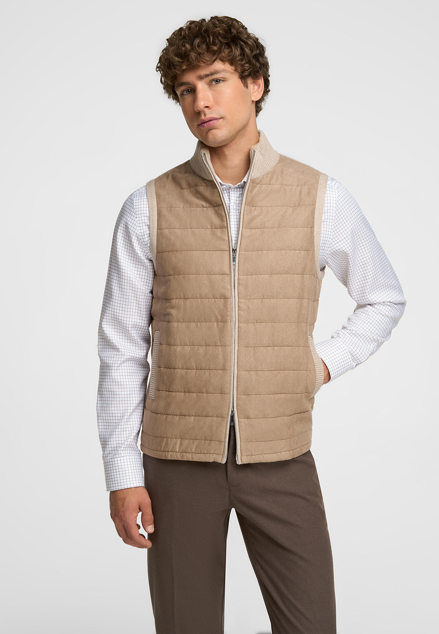 Жилет Henderson VT-0062_BEIGE