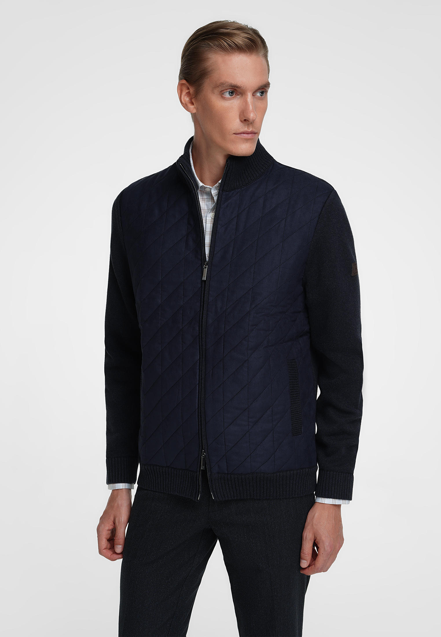 Кардиган Henderson KWL-0670-1_NAVY