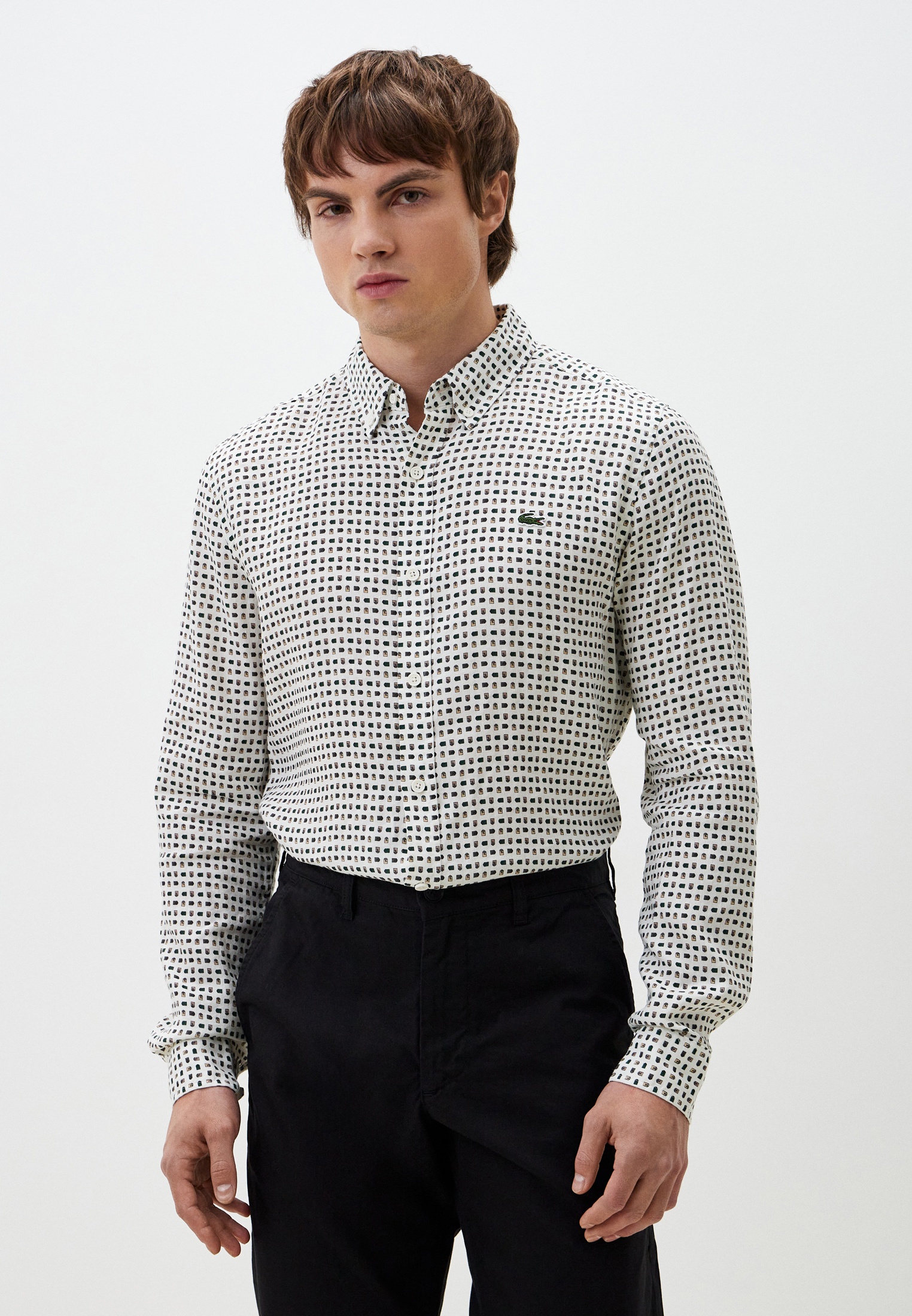 Рубашка с длинным рукавом Lacoste (Лакост) KZCH047373B