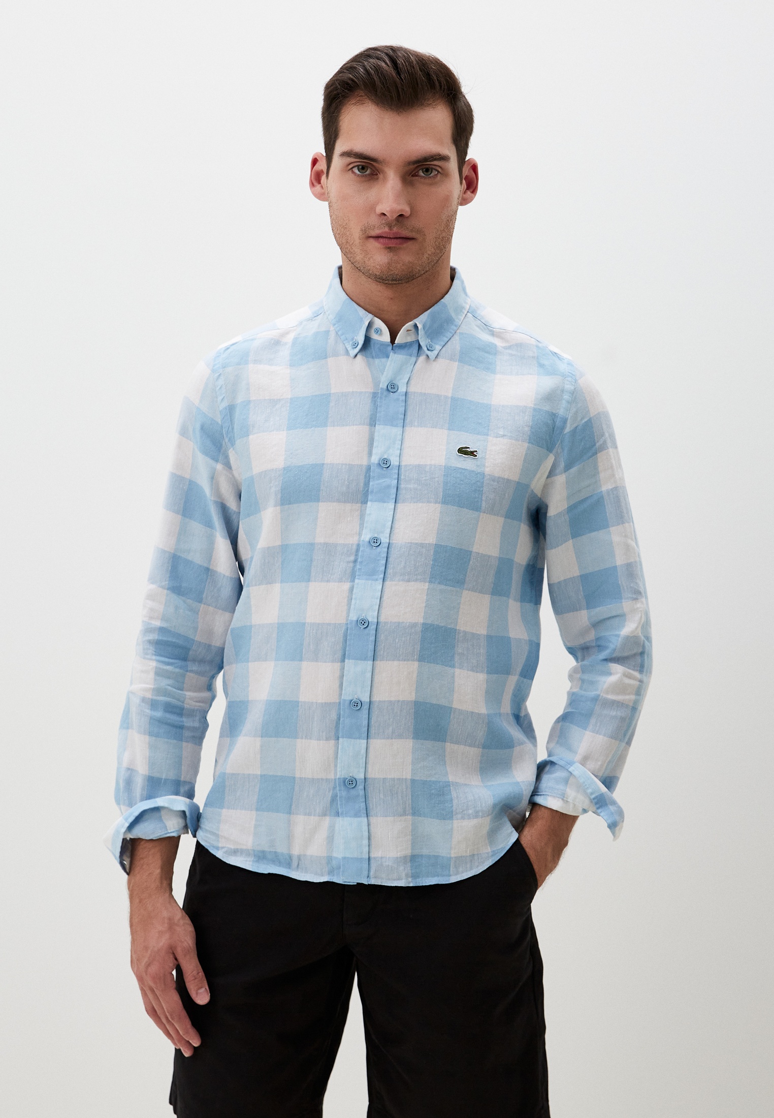 Рубашка с длинным рукавом Lacoste (Лакост) KZCH044343M