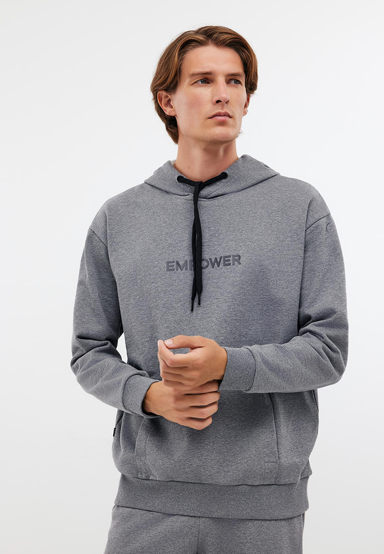 Мужские худи Baon (Баон) B6124510-MARENGO MELANGE-S