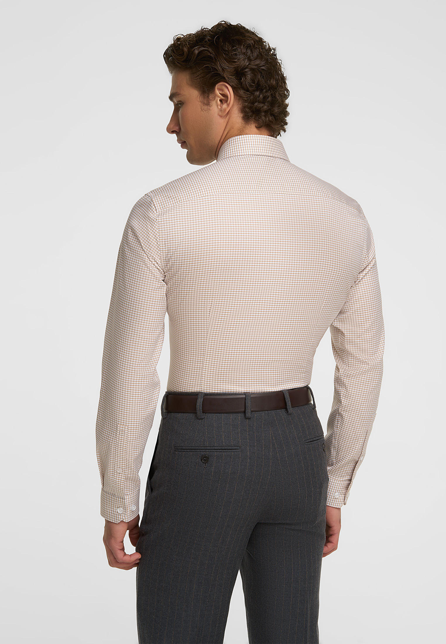 Рубашка с длинным рукавом Henderson SHL-2210-X_BROWN