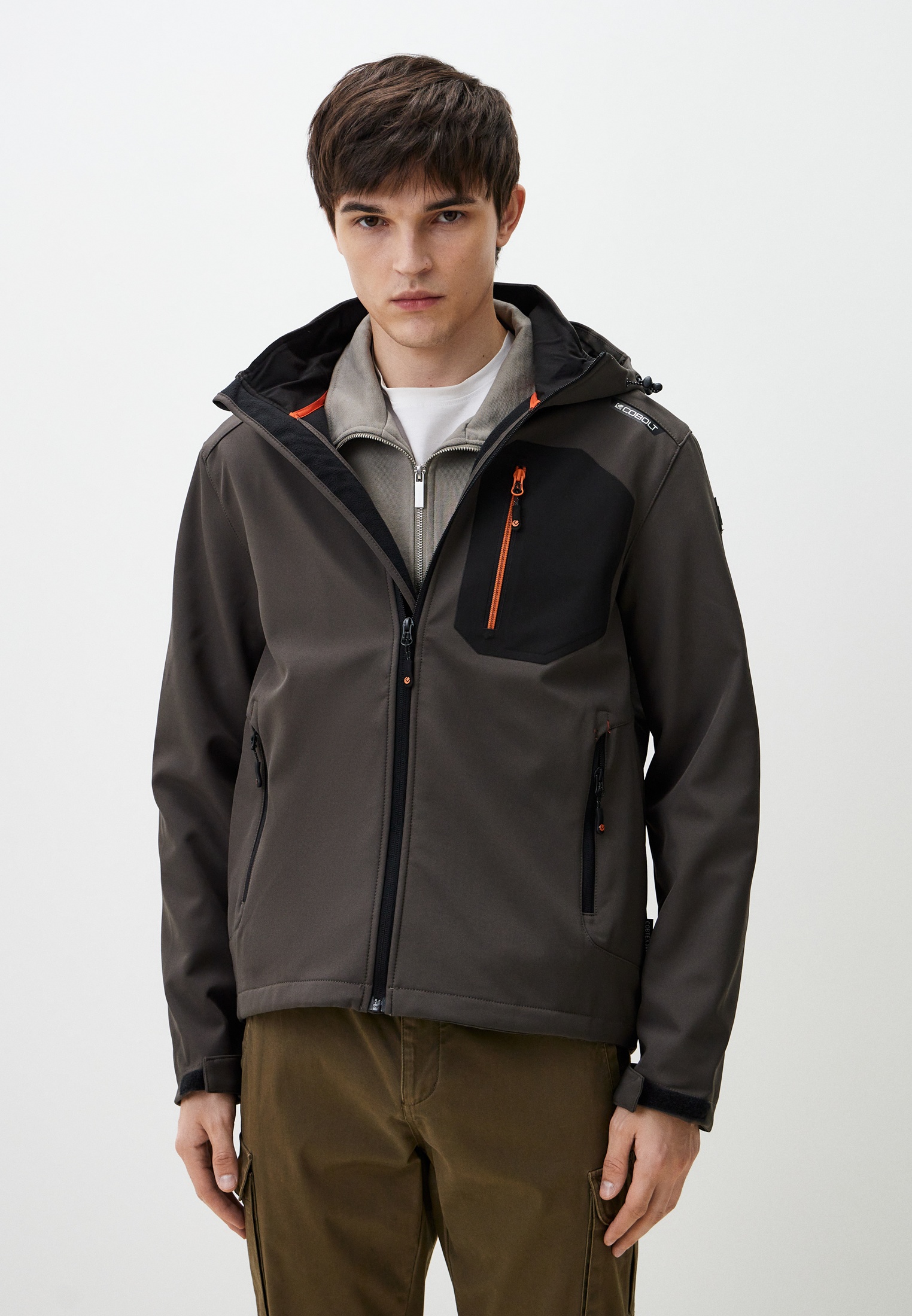 Мужская верхняя одежда Cobolt SOLNA-GREYBROWN-S
