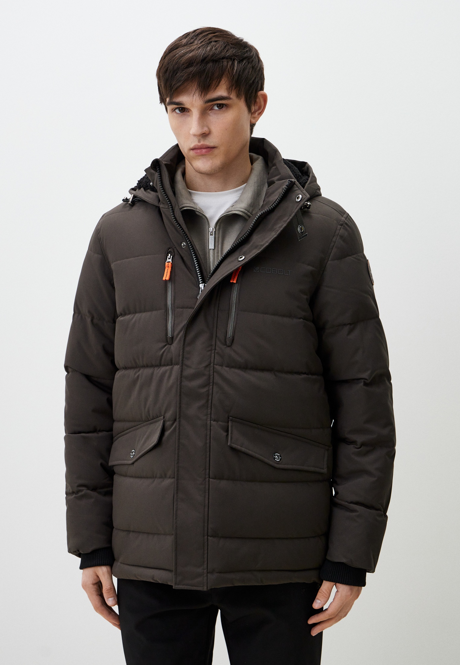 Мужская верхняя одежда Cobolt STOCKHOLM-GREYBROWN-S