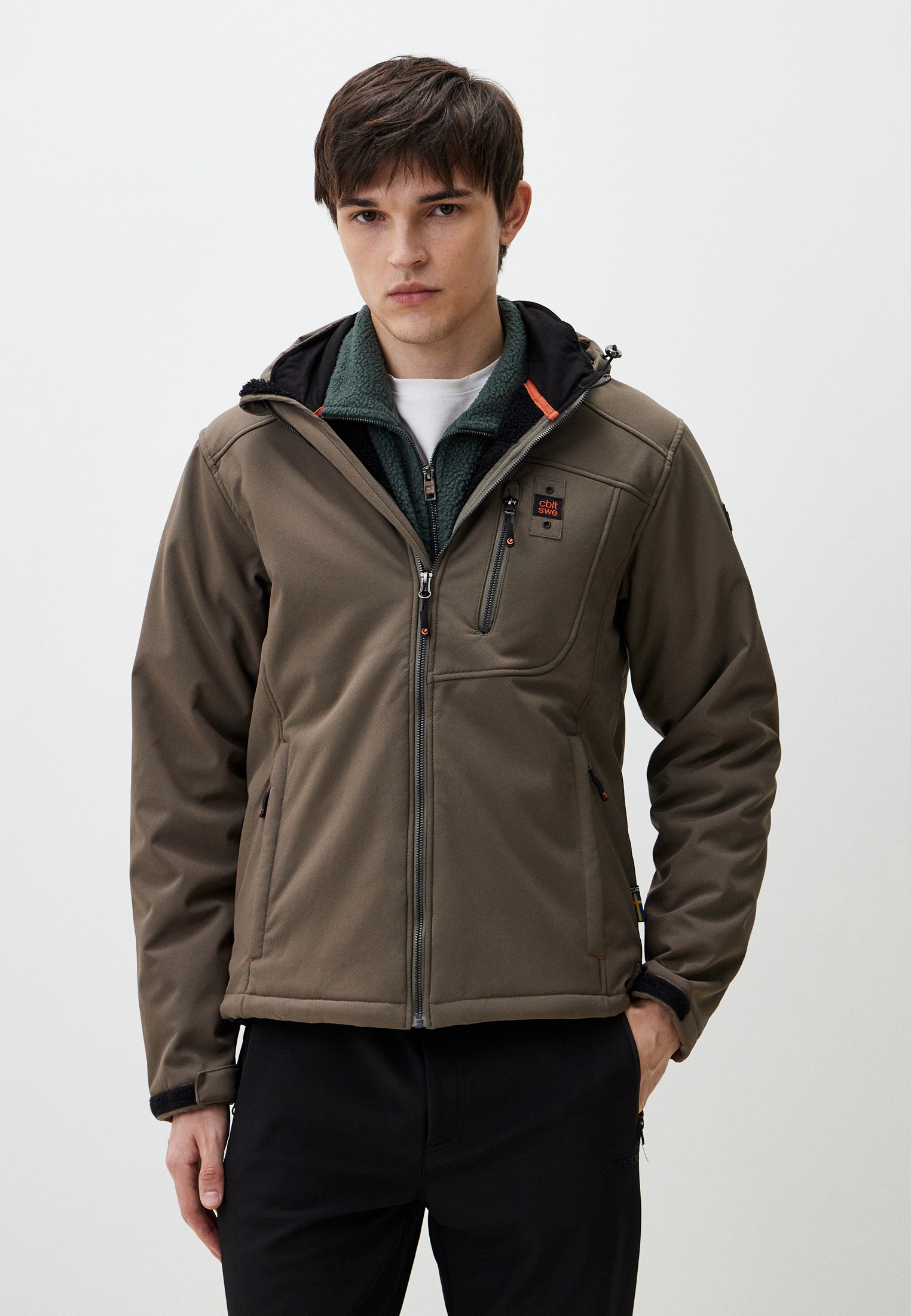 Мужская верхняя одежда Cobolt TOREKOVSHERPA-GREYBROWN-S