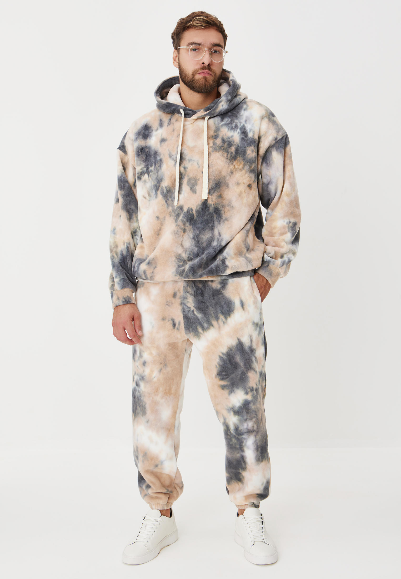Спортивный костюм Envylab ENKM1025/Серо-бежевый-XS
