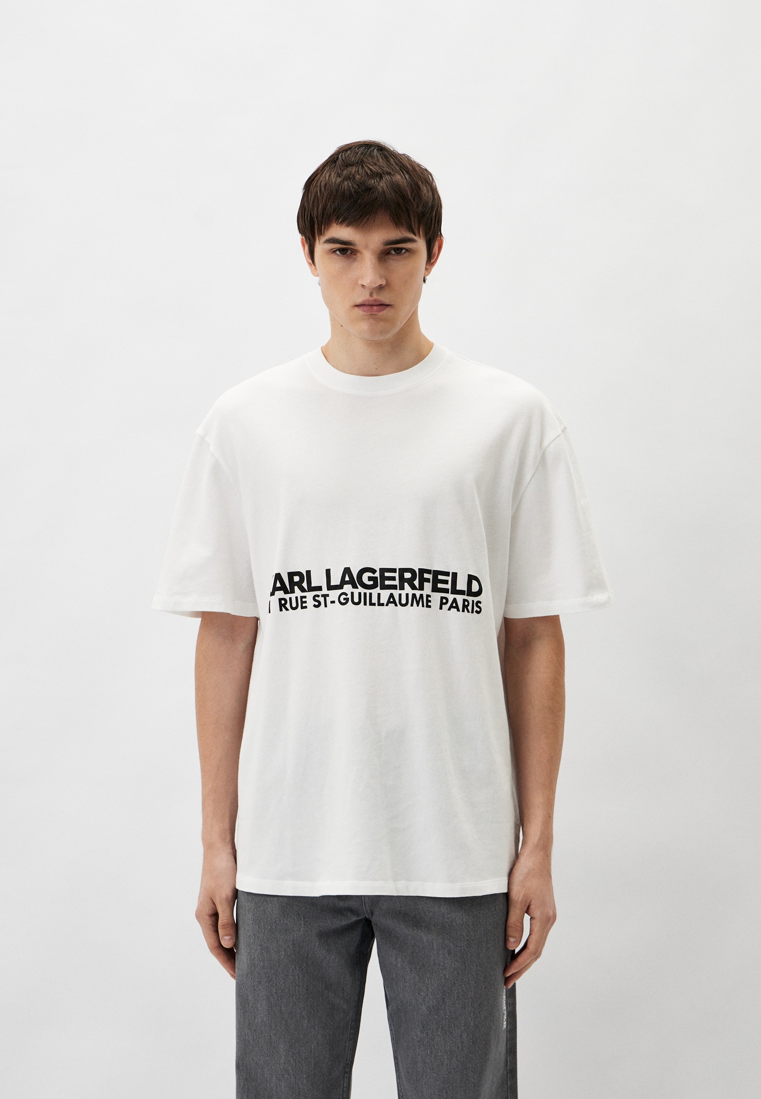 Мужская футболка Karl Lagerfeld (Карл Лагерфельд) 235M1713_100