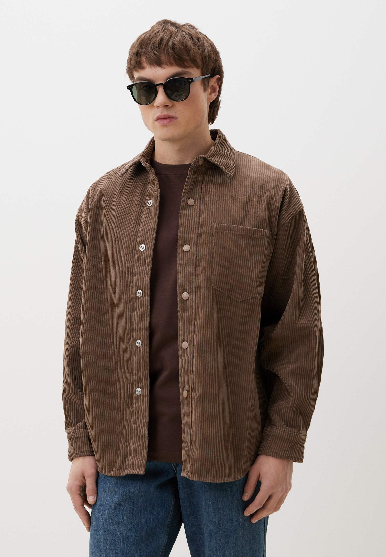 Рубашка с длинным рукавом Qwentiny 10219/AV_беж-M