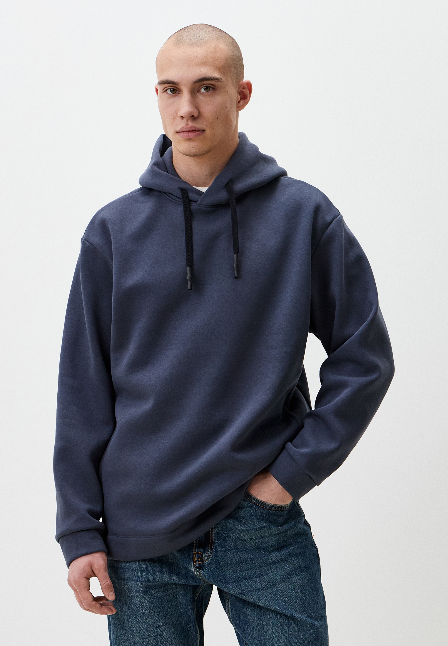 Мужские худи MARK FORMELLE 121861/24-4454Ц-7П/темная гроза-XS/176