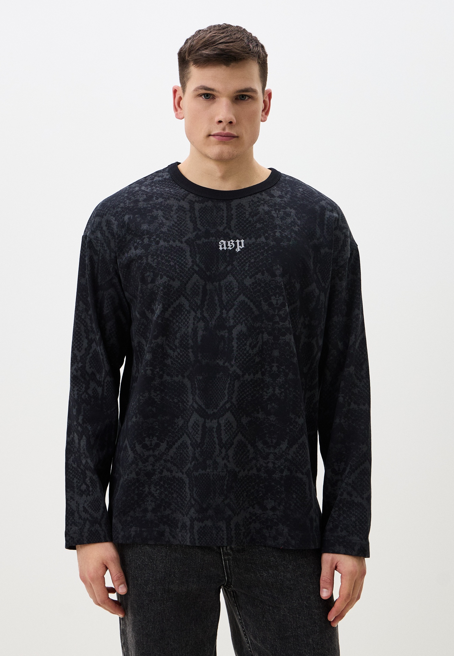 Футболка с длинным рукавом MARK FORMELLE 121902/24-4537П-0/змеиная кожа-S/176