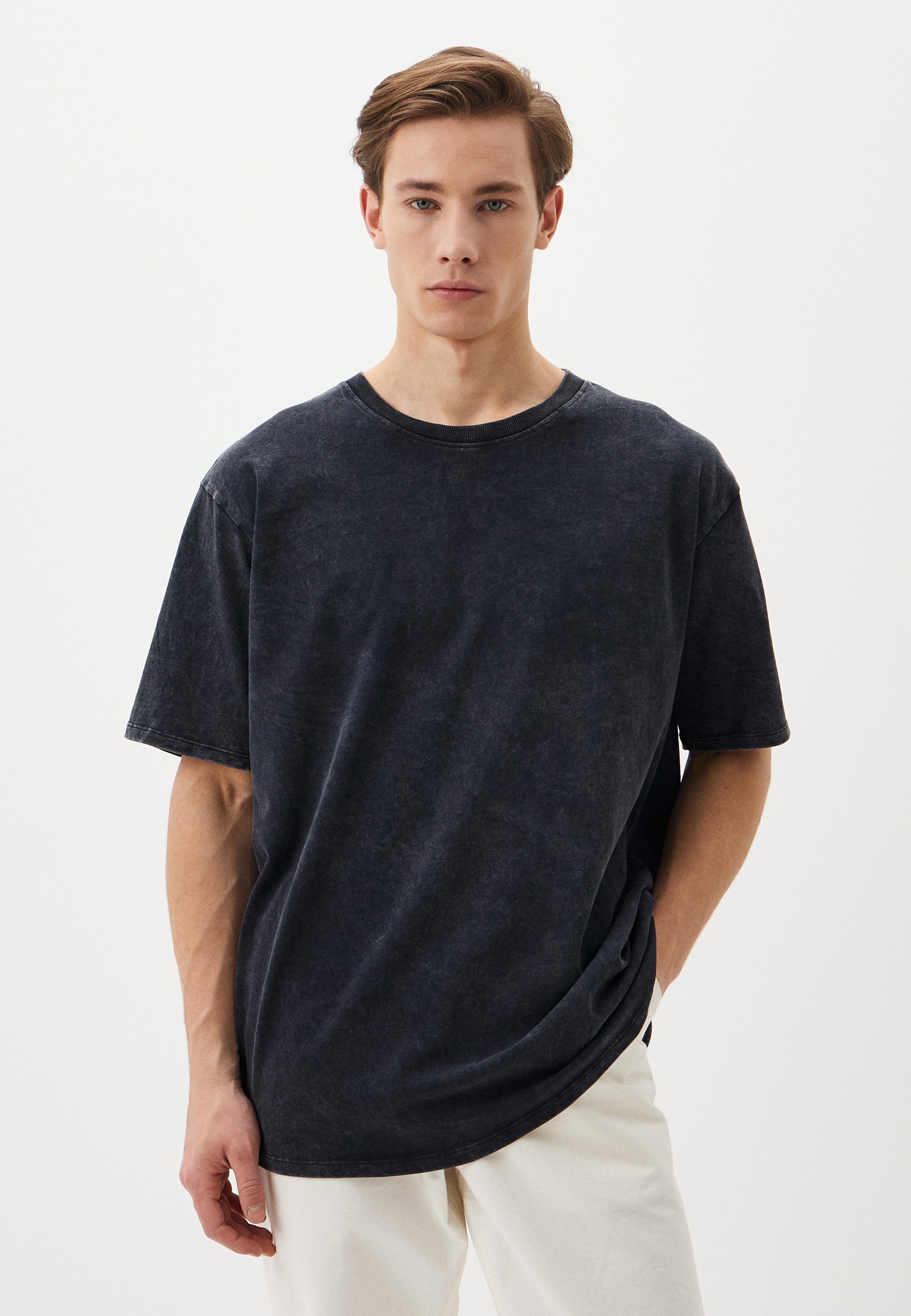 Футболка с коротким рукавом MARK FORMELLE 111882/24-ОБР3890Ц-0/ACIDWASHчернолово-S/176