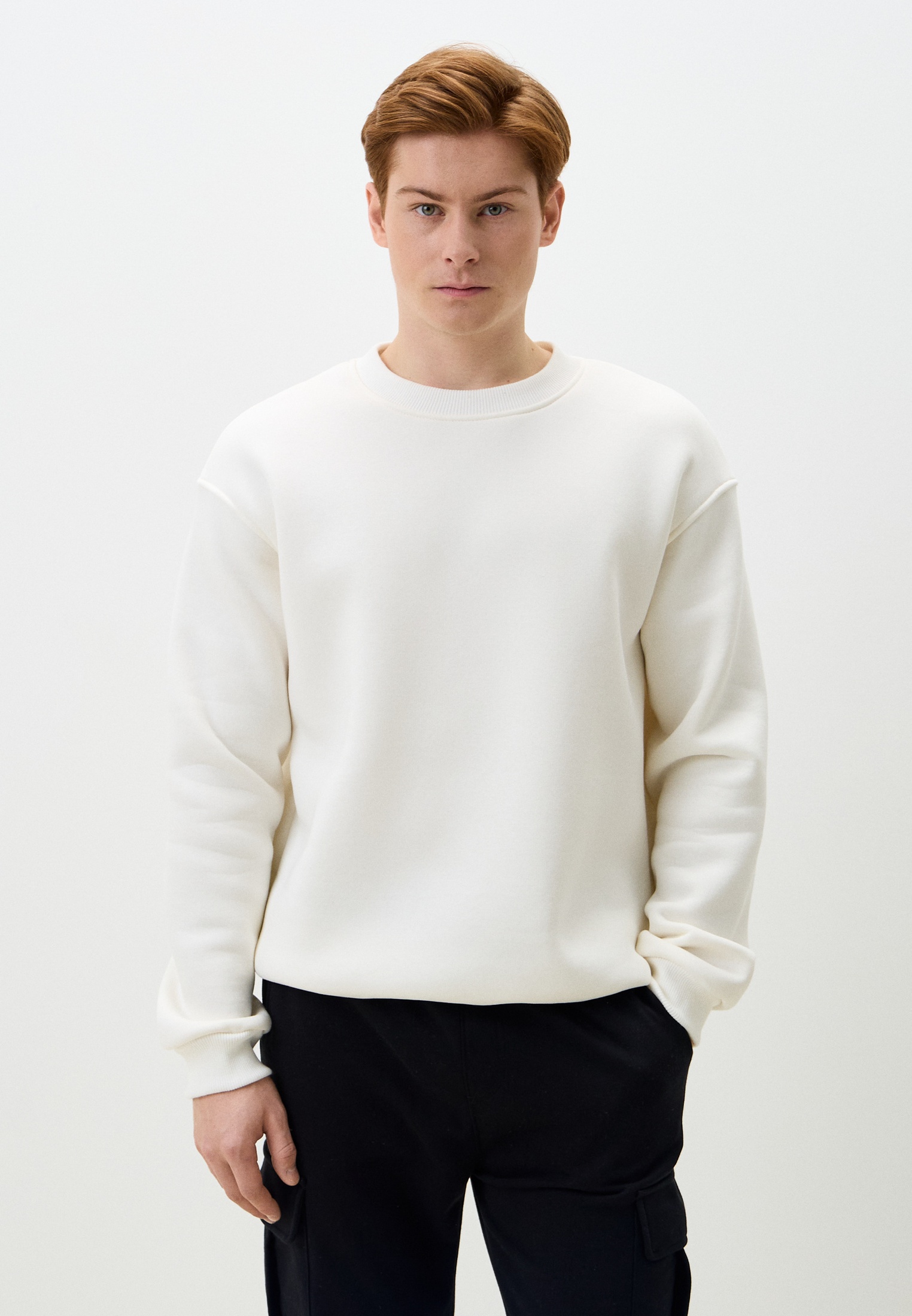 Мужские свитшоты Телодвижения svitshotman/молочный