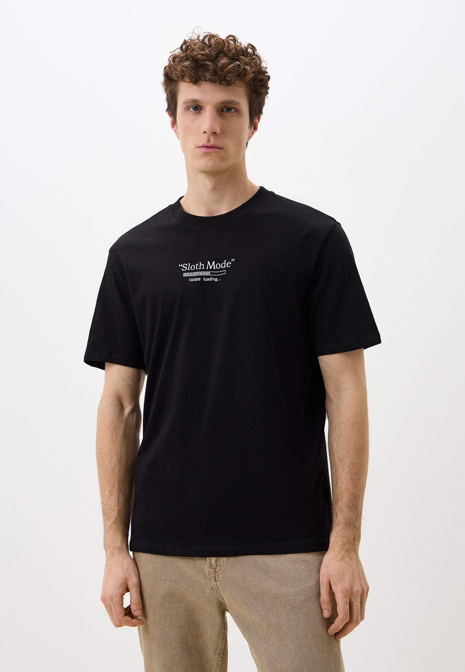 Футболка с коротким рукавом Colin's CL1073783_Q1.V1_BLK_SS25