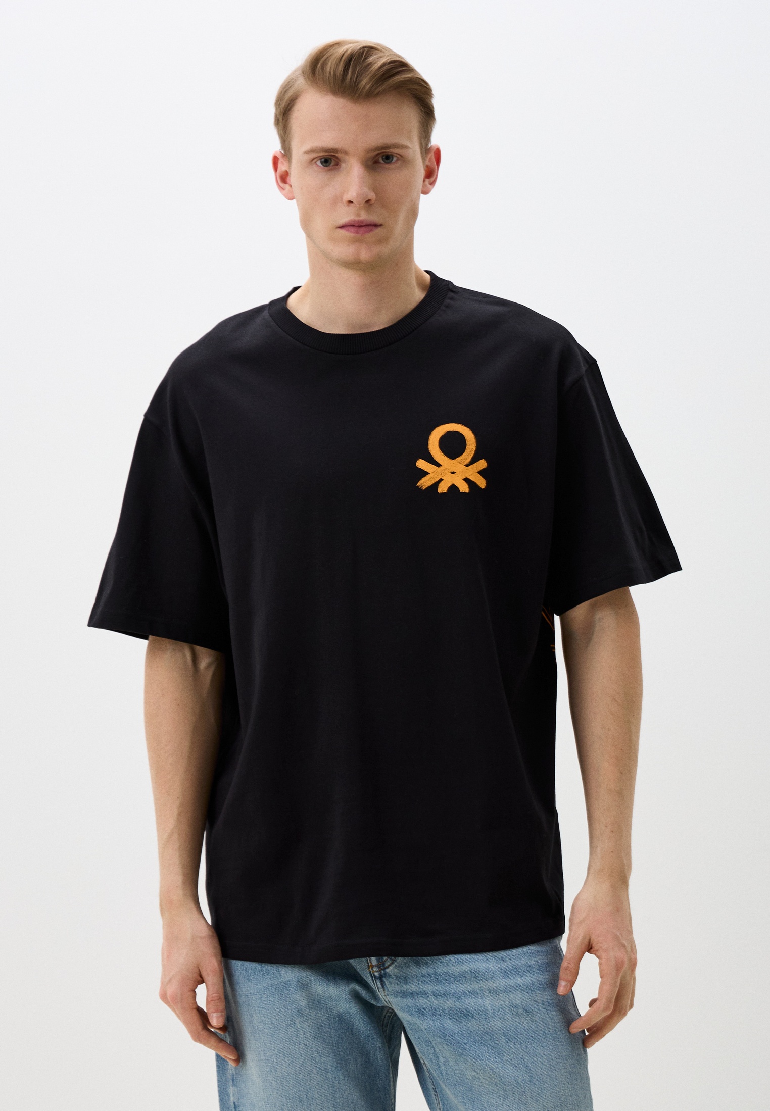 Футболка с коротким рукавом United Colors of Benetton (Юнайтед Колорс оф Бенеттон) 25P_3BL0U10A2_100