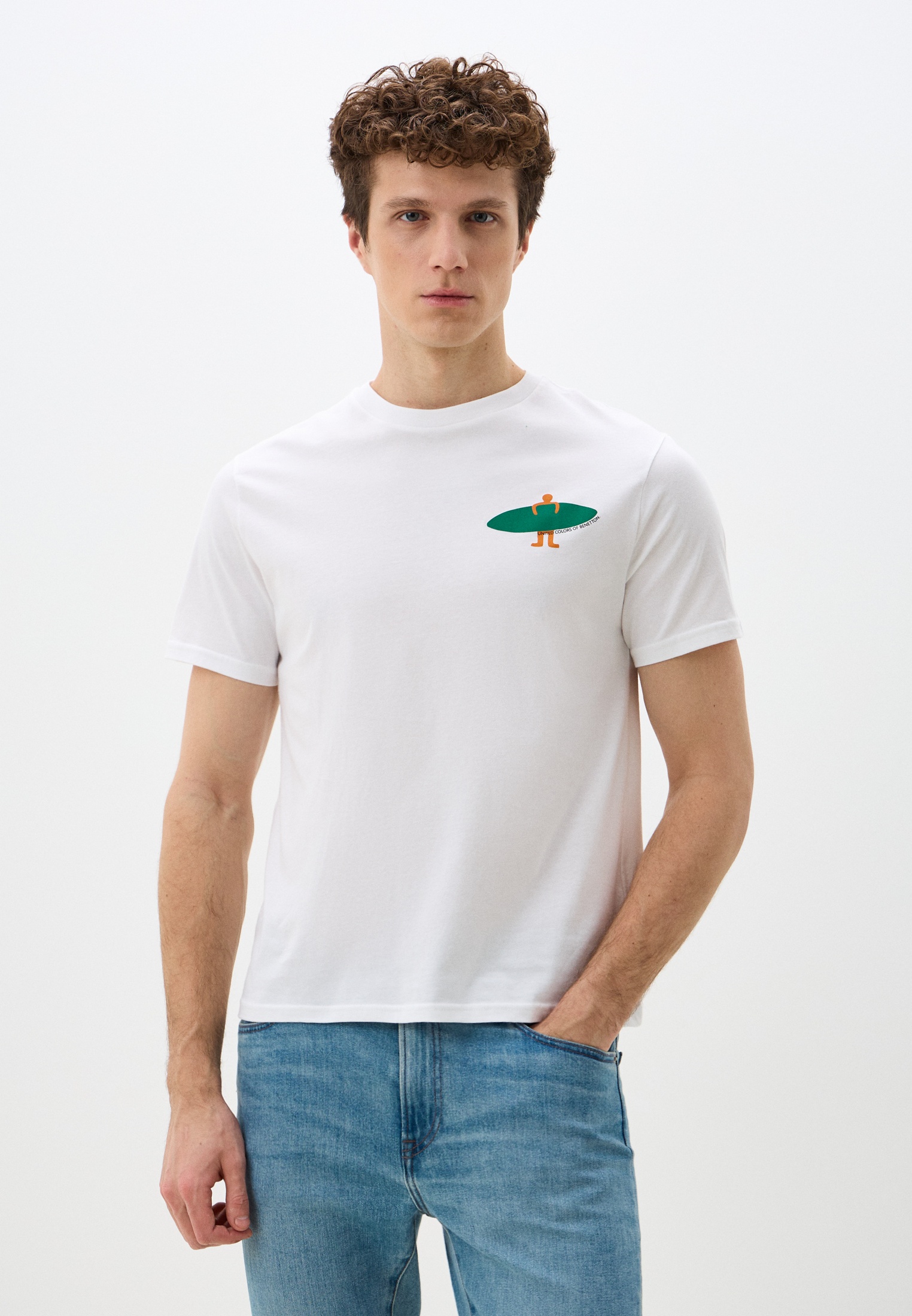 Футболка с коротким рукавом United Colors of Benetton (Юнайтед Колорс оф Бенеттон) 25P_3I1XU10A4_902