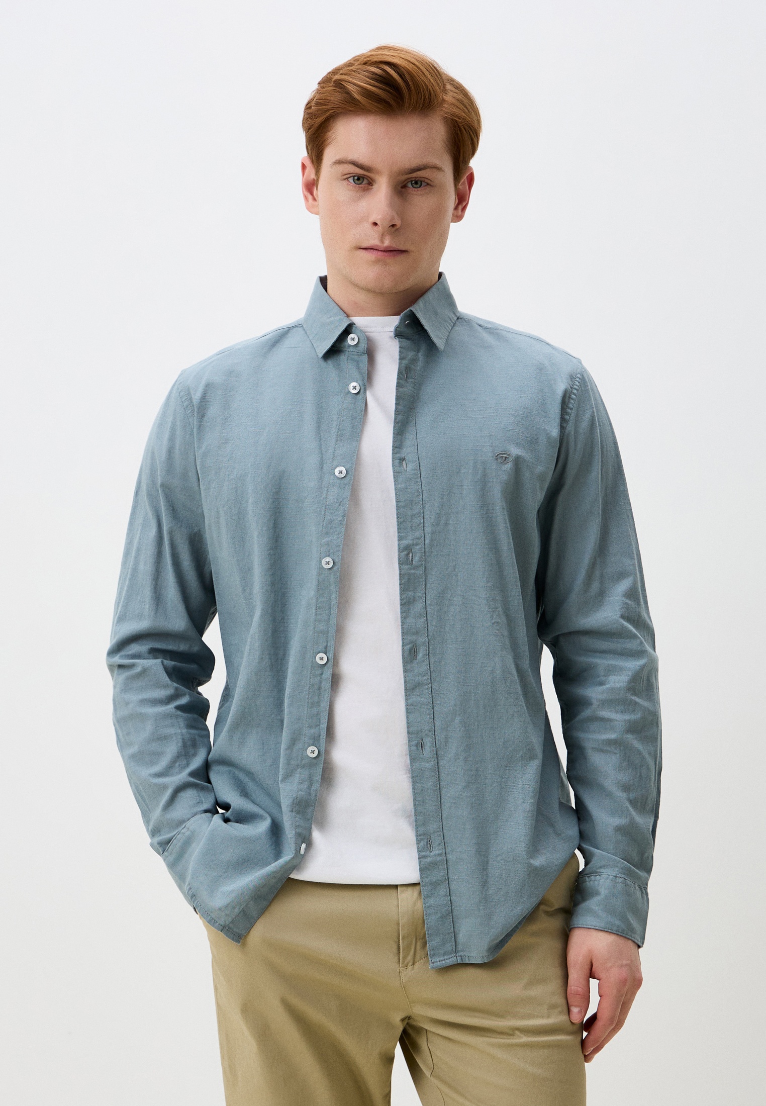 Рубашка с длинным рукавом Tom Tailor (Том Тейлор) Рубашка Tom Tailor