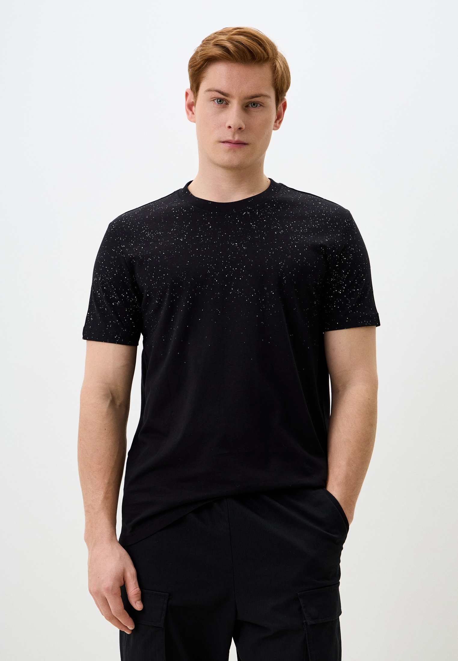 Футболка с коротким рукавом Colin's CL1073091_Q1.V1_BLK_SS25