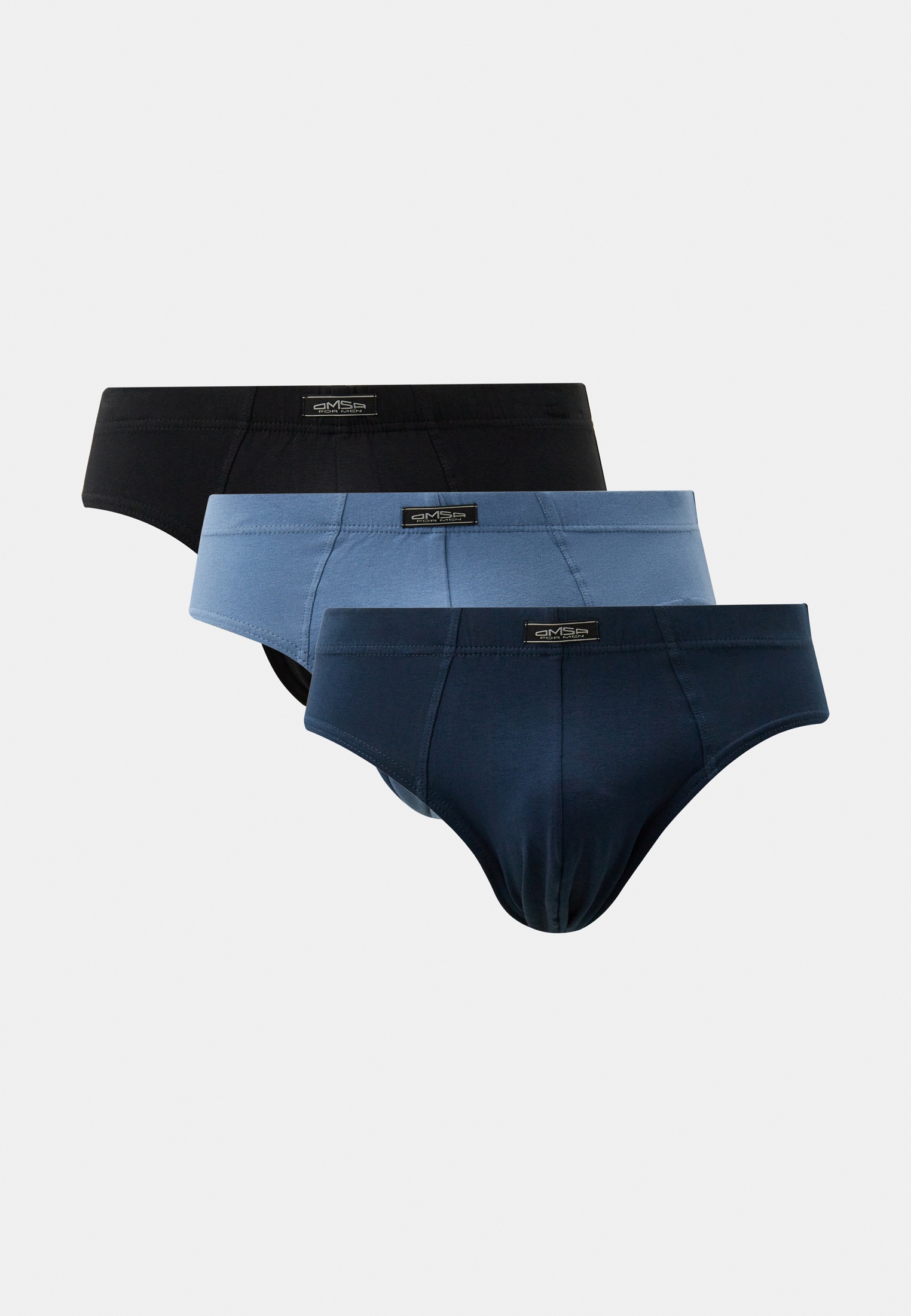 Мужские комплекты OMSA B_OmB 1223-Jeans/Blu-3шт-B 1223-Scuro/Nero