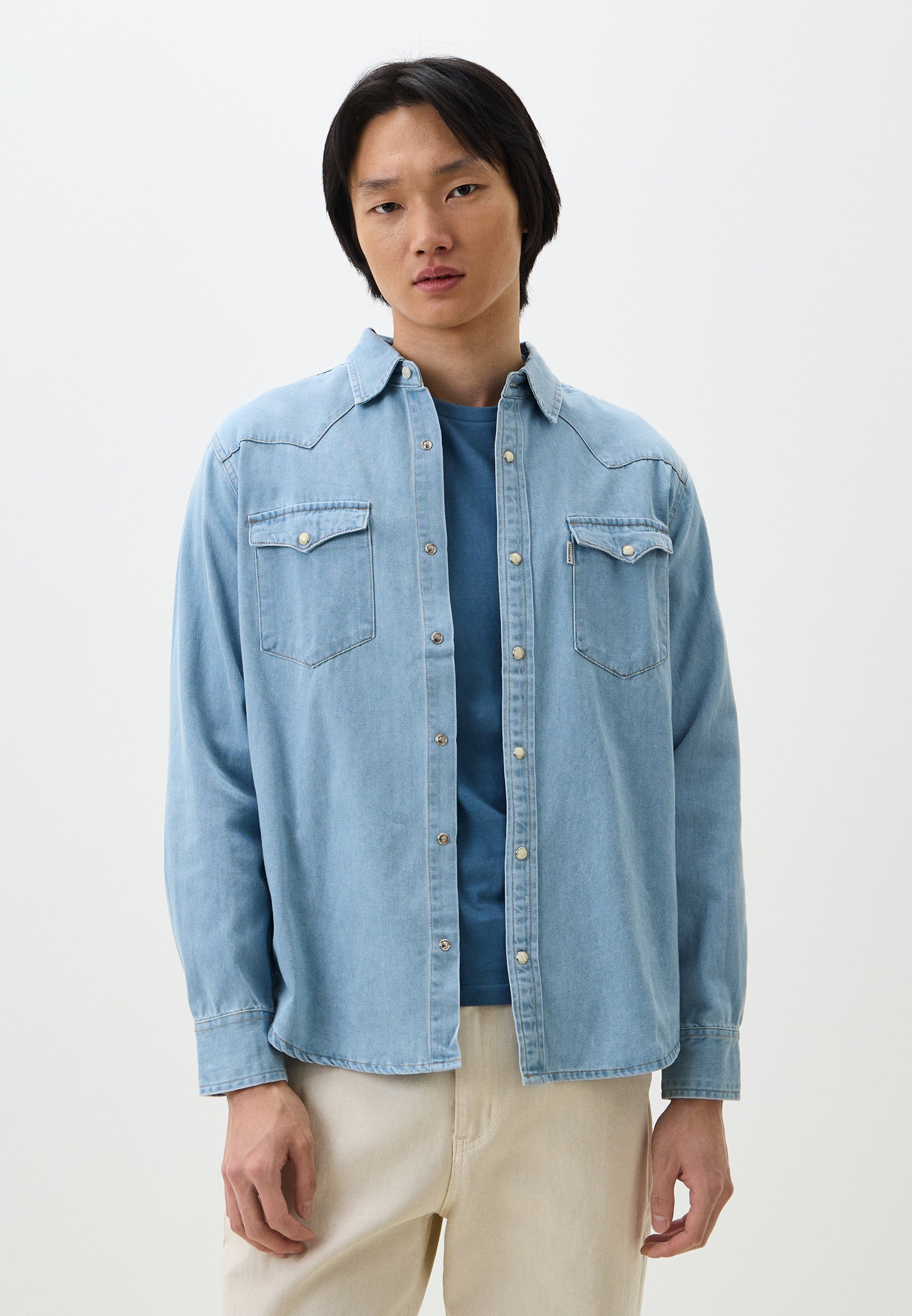 Рубашка с длинным рукавом Bochetti Рубашка джинсовая Bochetti