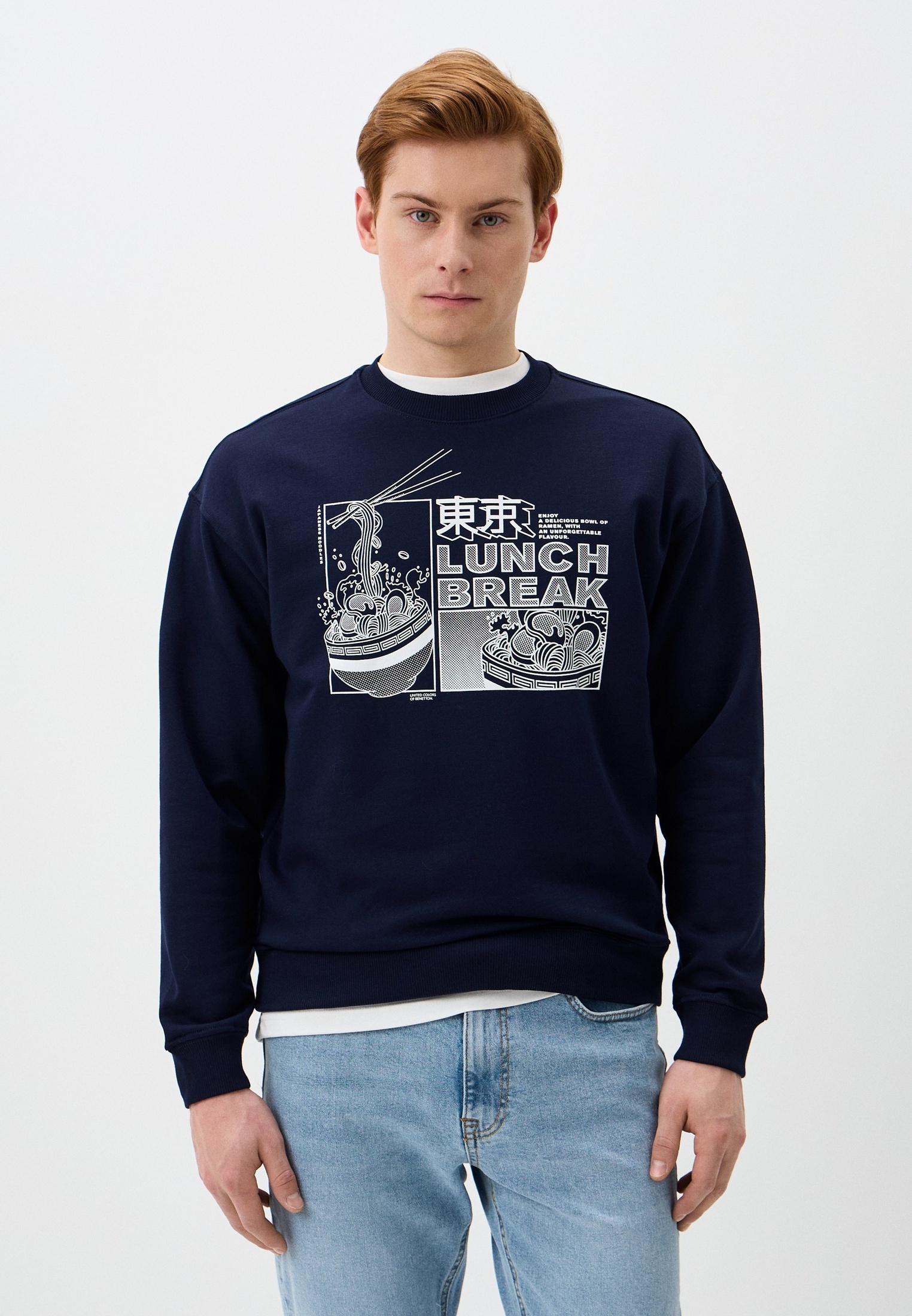 Мужские свитшоты United Colors of Benetton (Юнайтед Колорс оф Бенеттон) Свитшот United Colors of Benetton