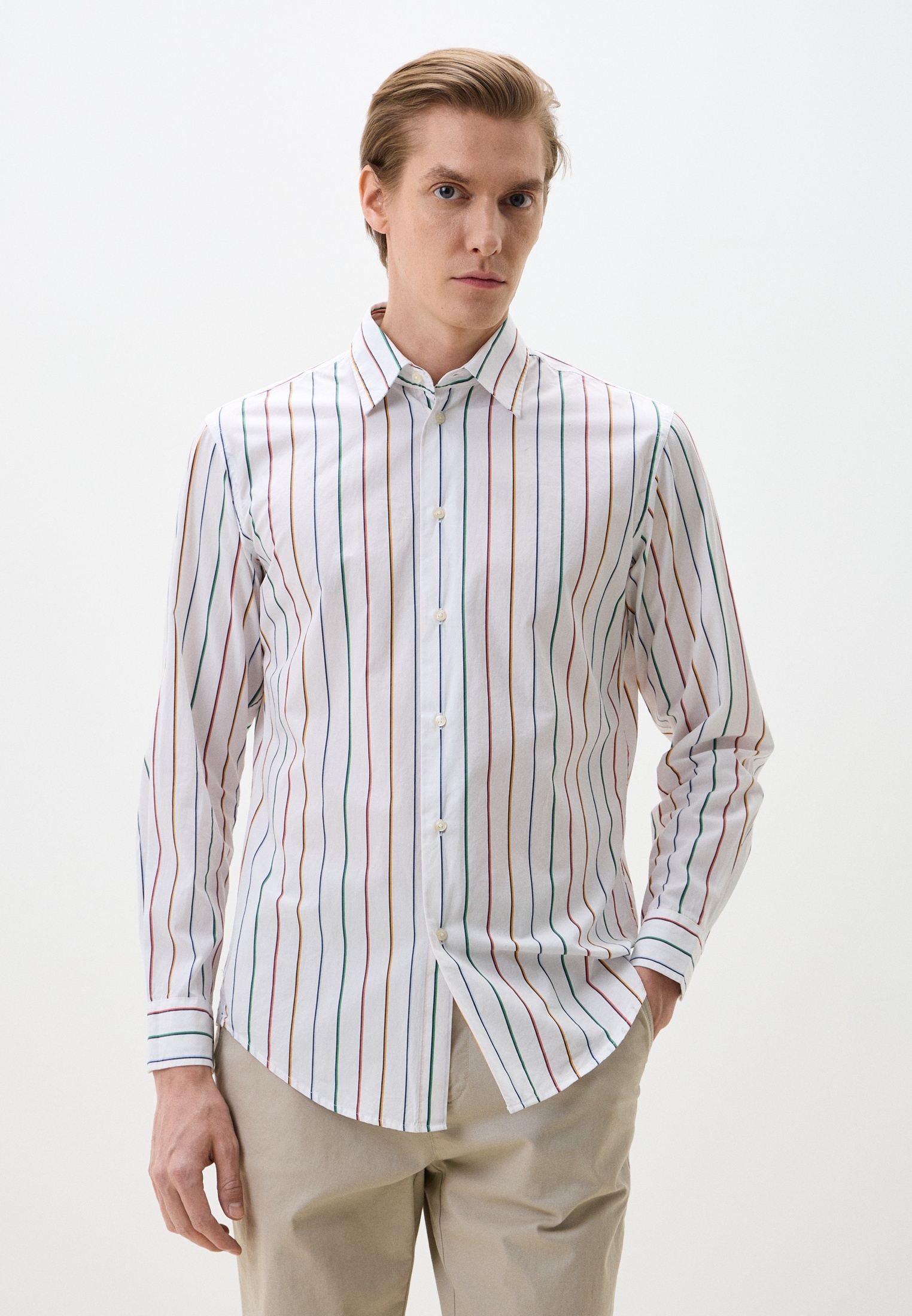 Рубашка с длинным рукавом United Colors of Benetton (Юнайтед Колорс оф Бенеттон) Рубашка United Colors of Benetton