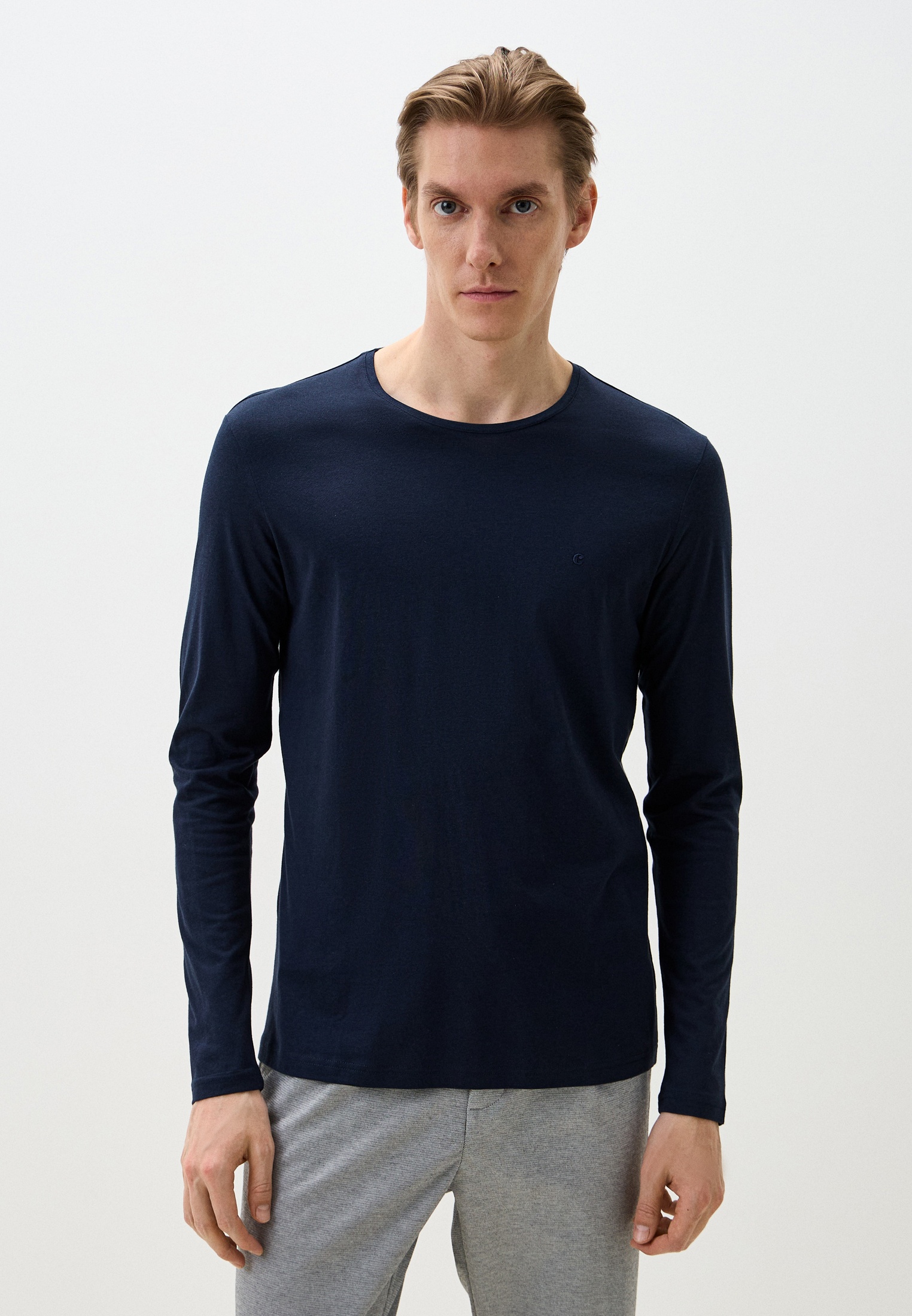 Футболка с длинным рукавом Cacharel 2242 Cacharel_темно-синий