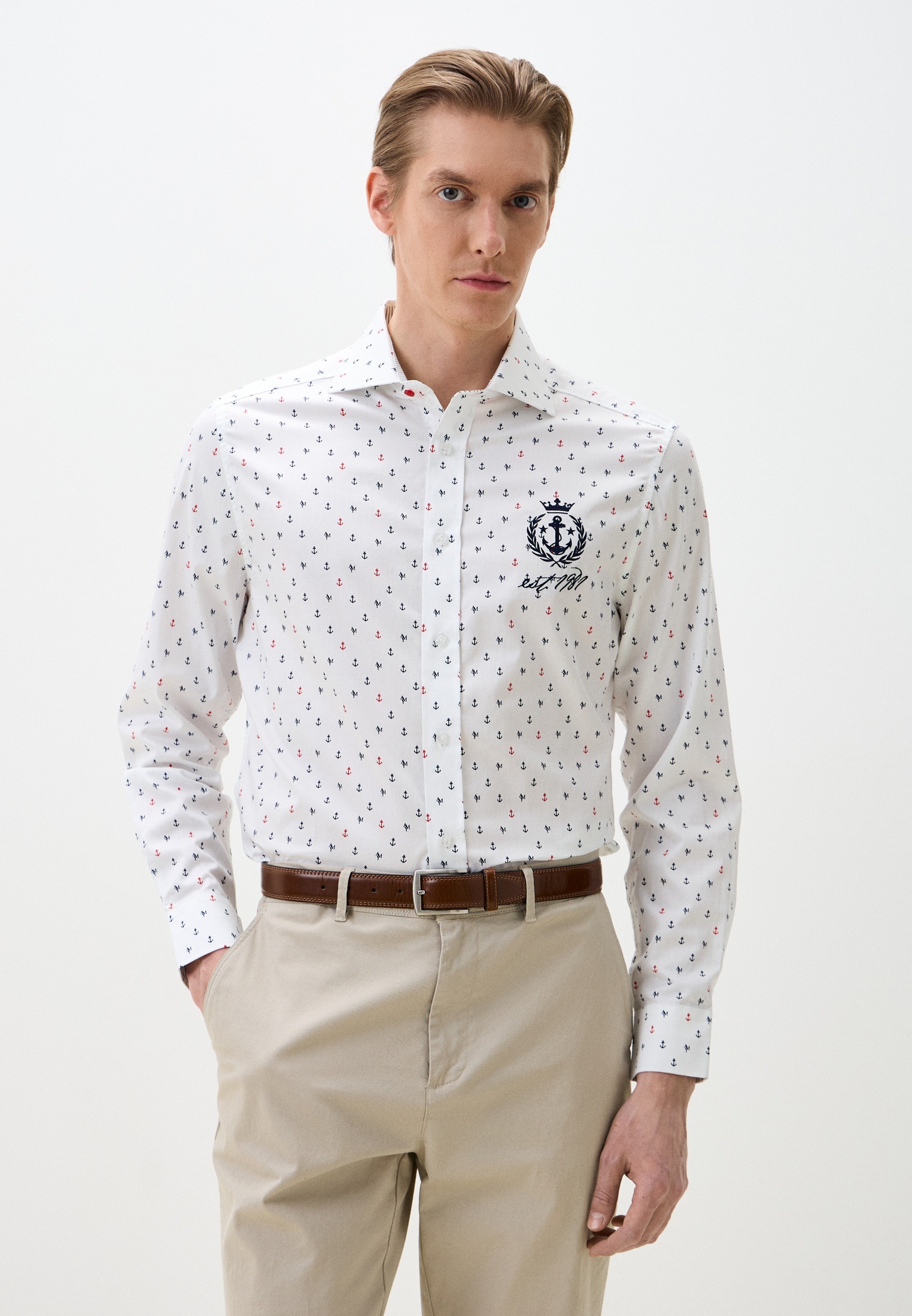 Рубашка с длинным рукавом Alessandro Manzoni Yachting 1-454907