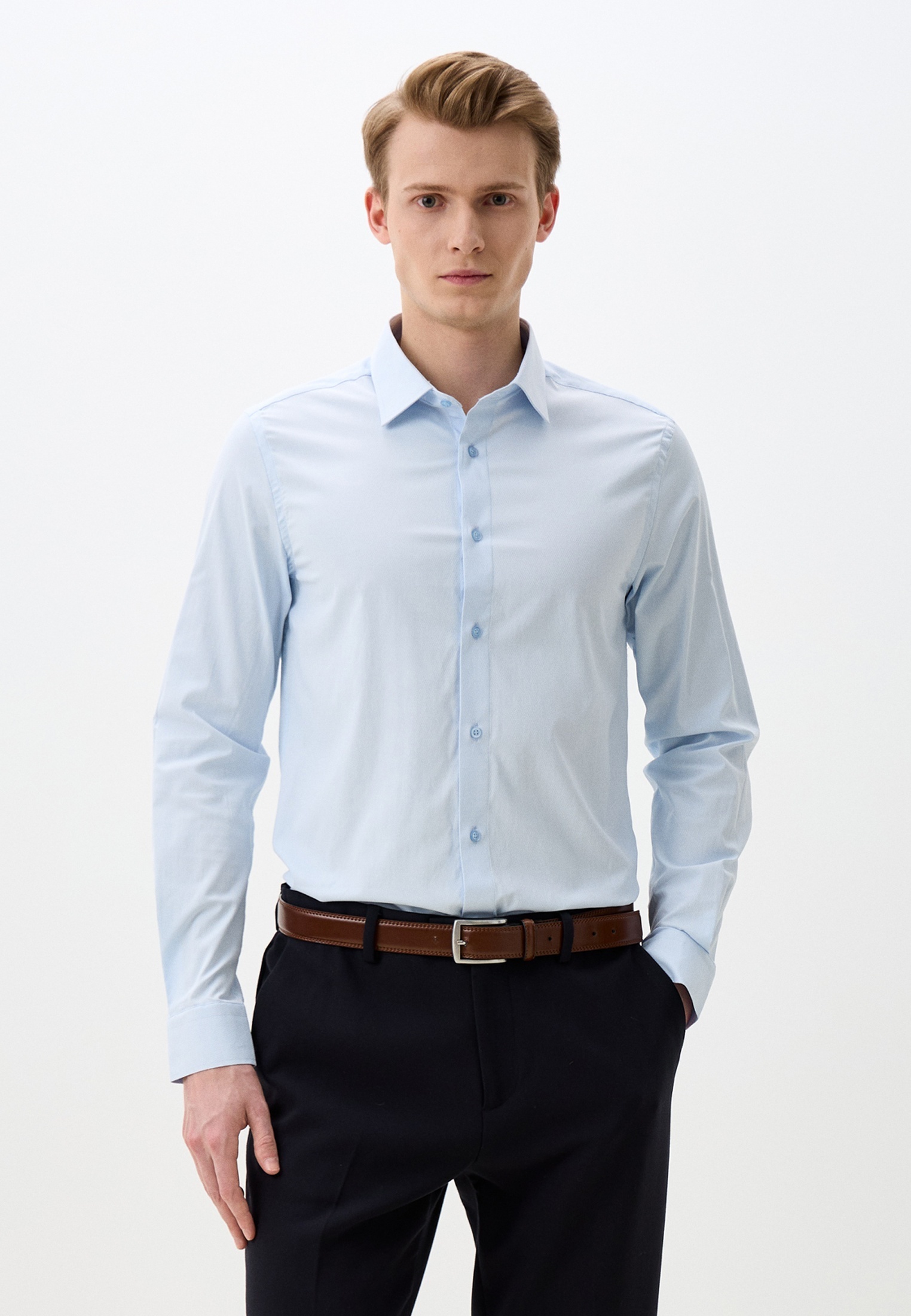 Рубашка с длинным рукавом BAZIONI 90014/405 Сорочка мужская