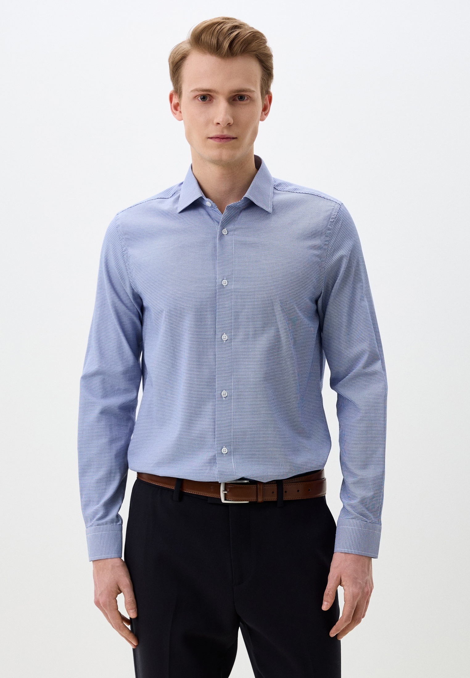 Рубашка с длинным рукавом BAZIONI 66012/2 /  Сорочка мужская