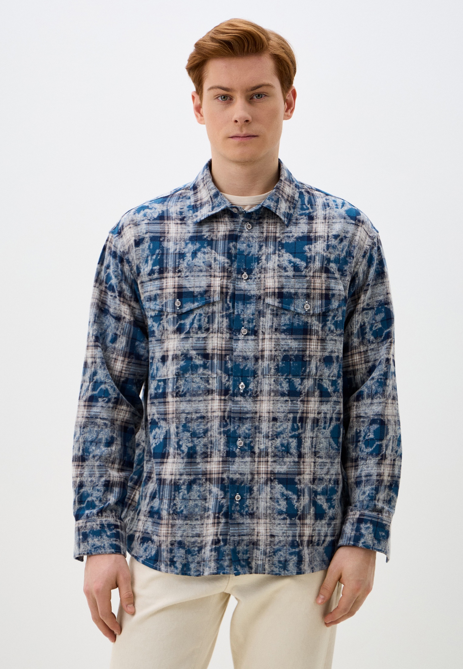Рубашка с длинным рукавом Baon (Баон) B6625008-POSEIDON CHECKED