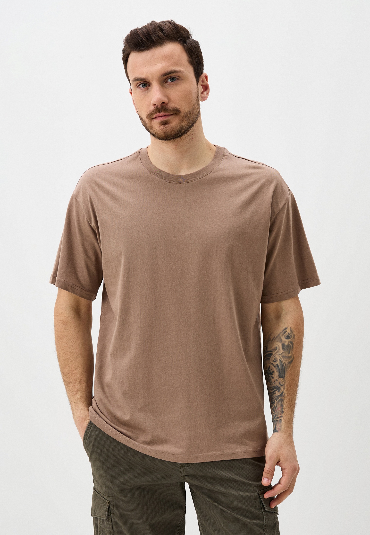 Футболка с коротким рукавом MARK FORMELLE 111927/24-4427Б-0/мокко