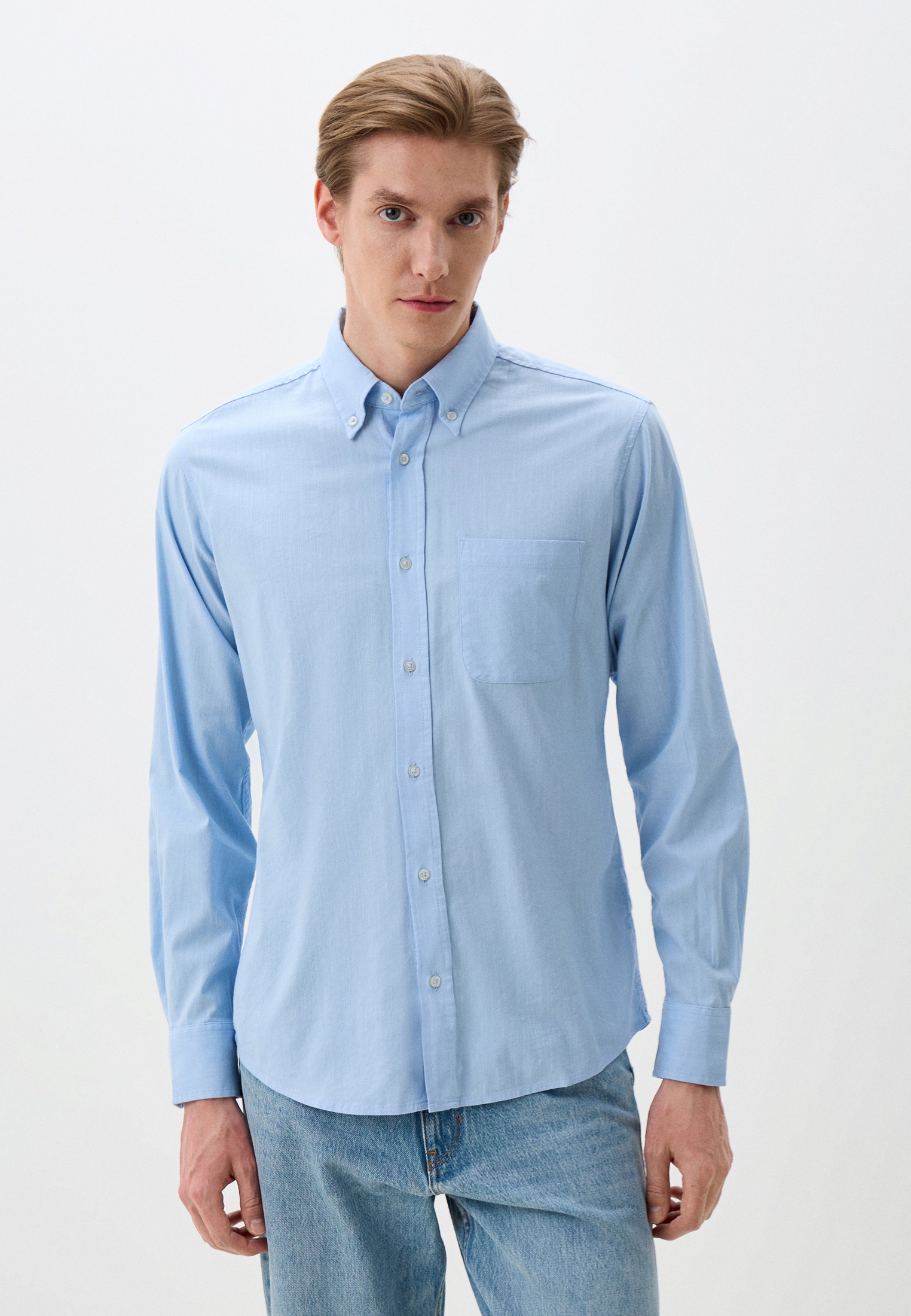 Рубашка с длинным рукавом United Colors of Benetton (Юнайтед Колорс оф Бенеттон) 25P_5KFHUQ05R_8K3