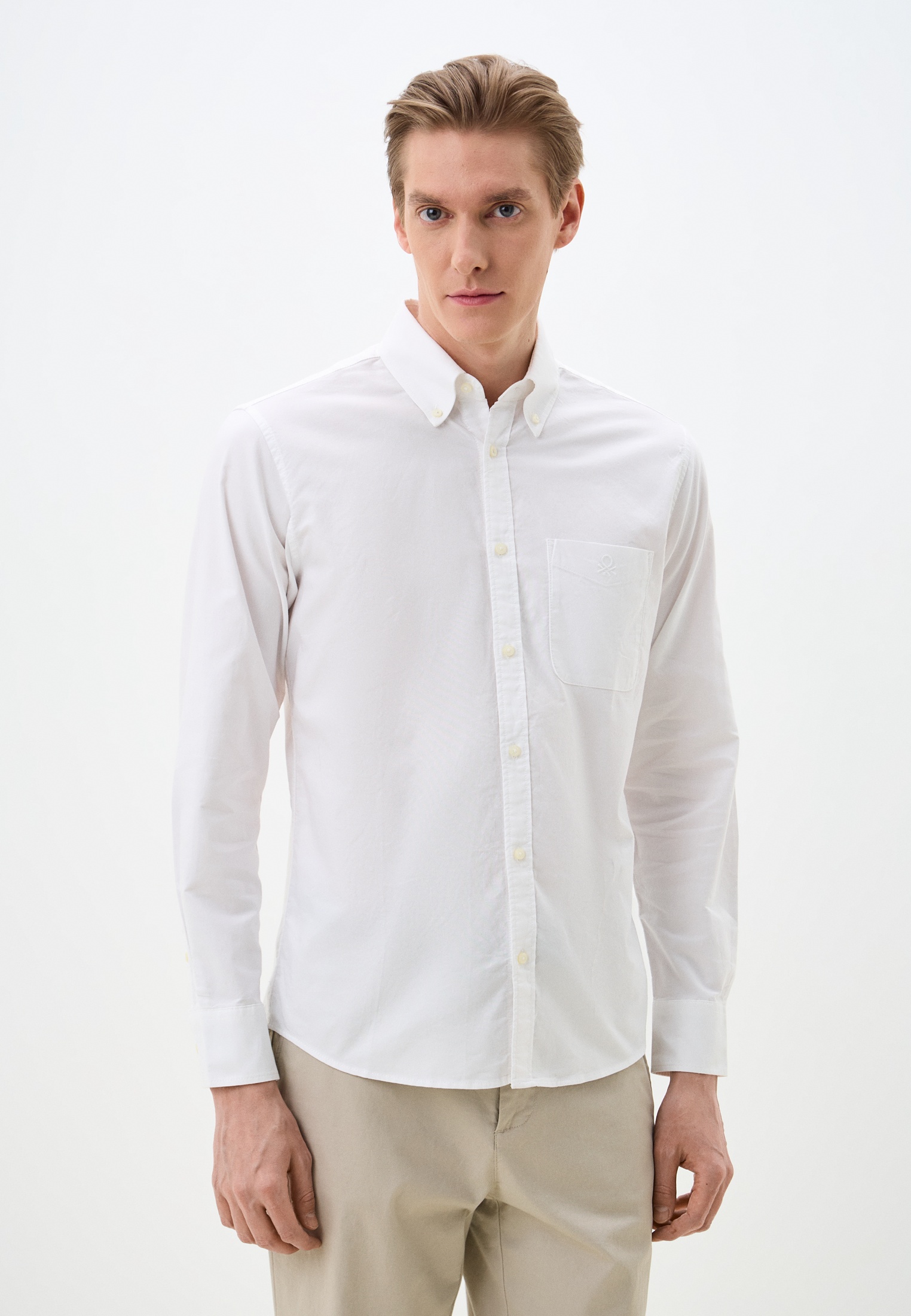 Рубашка с длинным рукавом United Colors of Benetton (Юнайтед Колорс оф Бенеттон) 25P_5FGBUQ05X_101