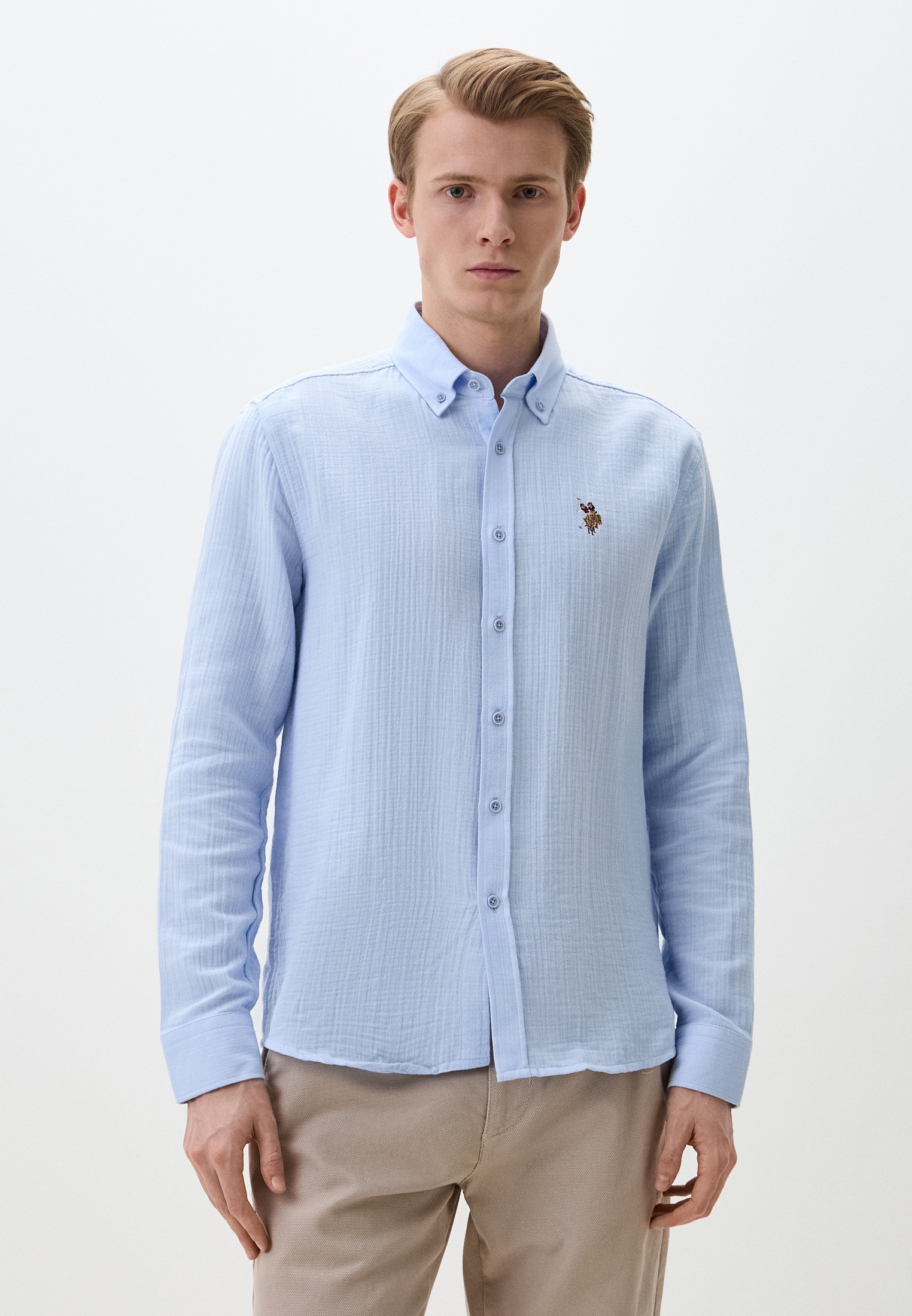 Рубашка с длинным рукавом U.S. Polo Assn. G081SZ0040MUSLI024Y-VR003