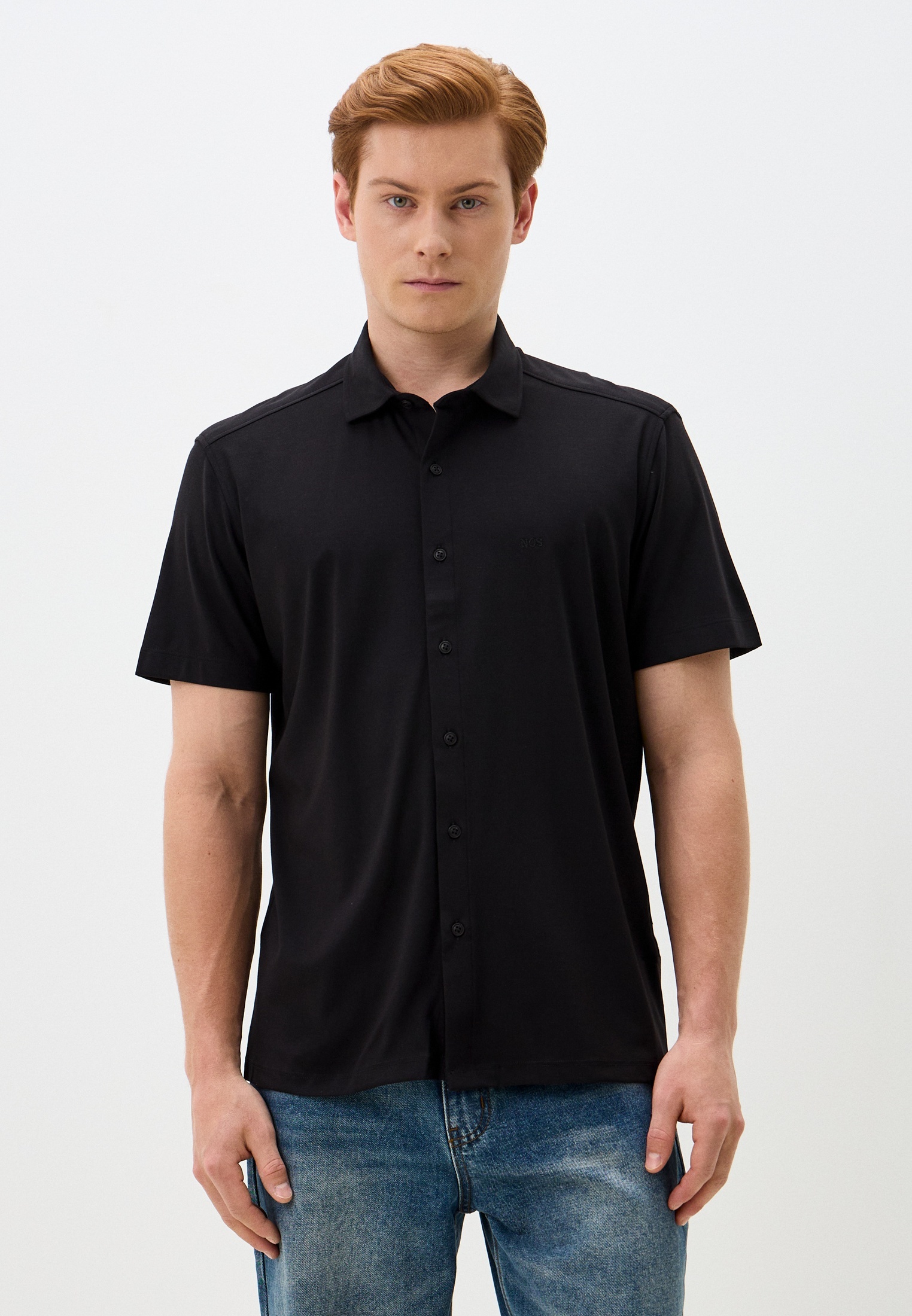 Рубашка с коротким рукавом NCS NCS/05-7286/_черный