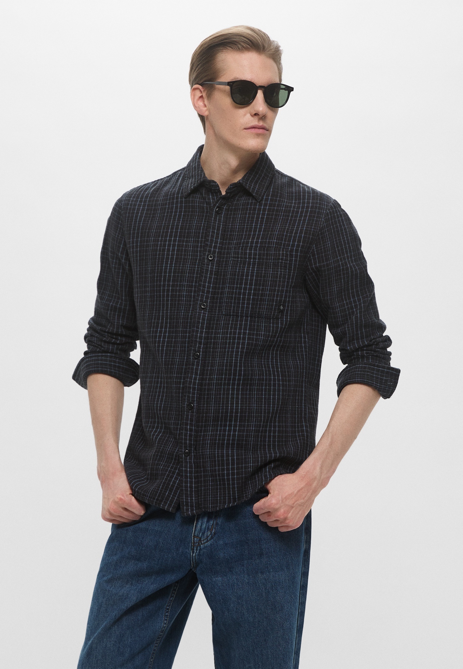 Рубашка с длинным рукавом Calvin Klein Jeans J30J326441_0ME