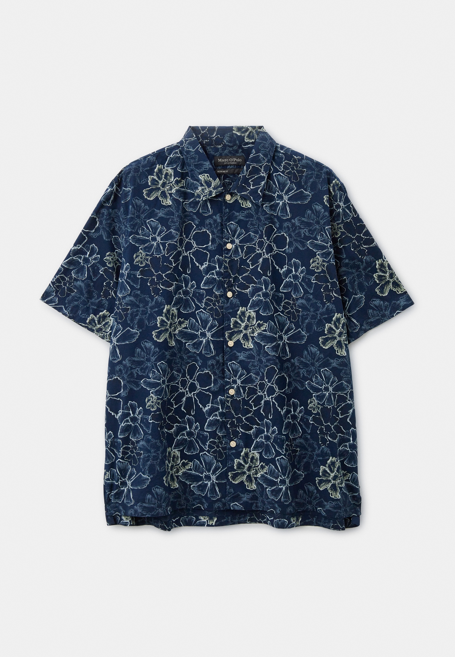 Рубашка с коротким рукавом Marc O`Polo 523735441112-G83