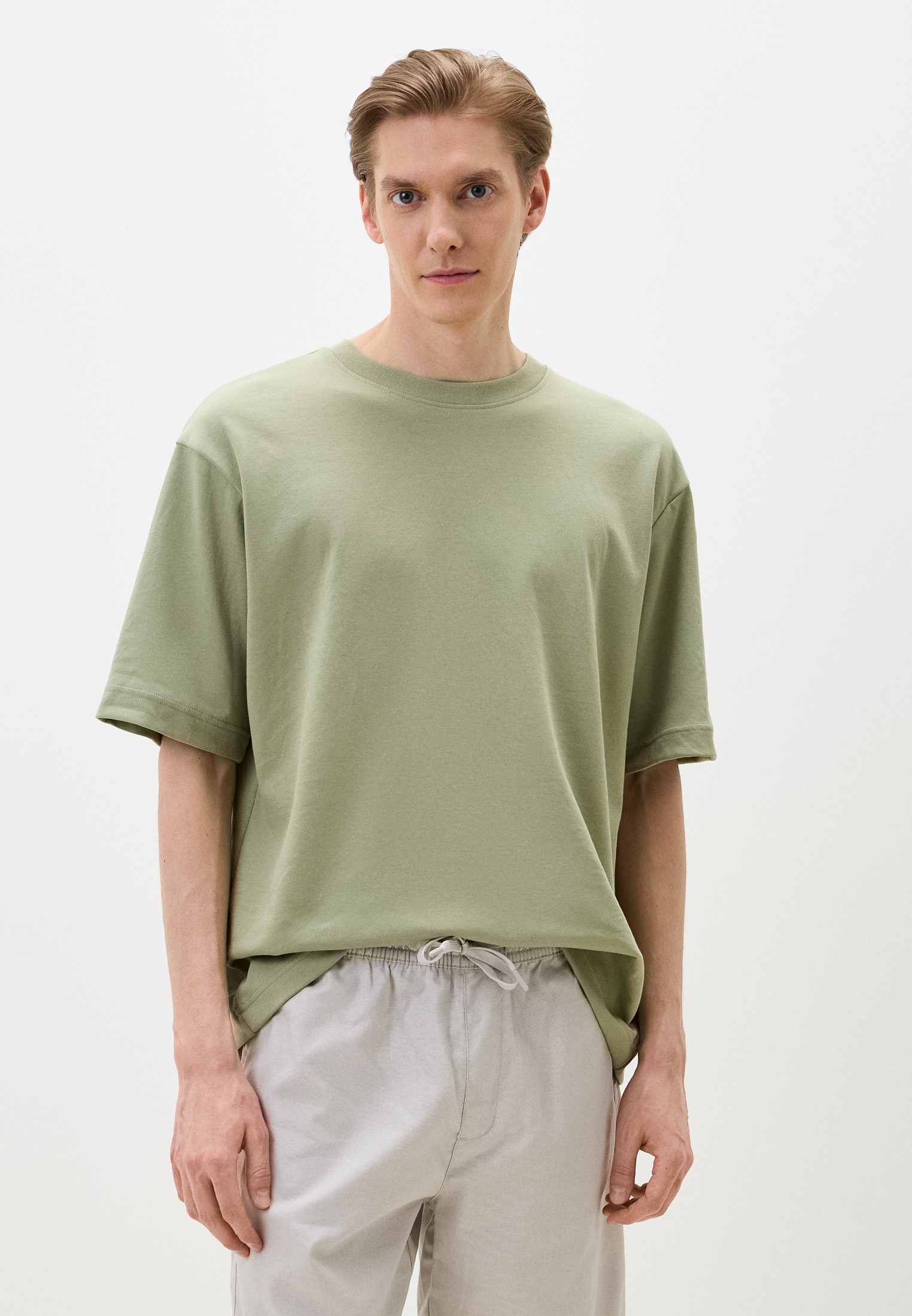 Футболка с коротким рукавом MARK FORMELLE 111859/24-3980Ц-2/зеленый чай