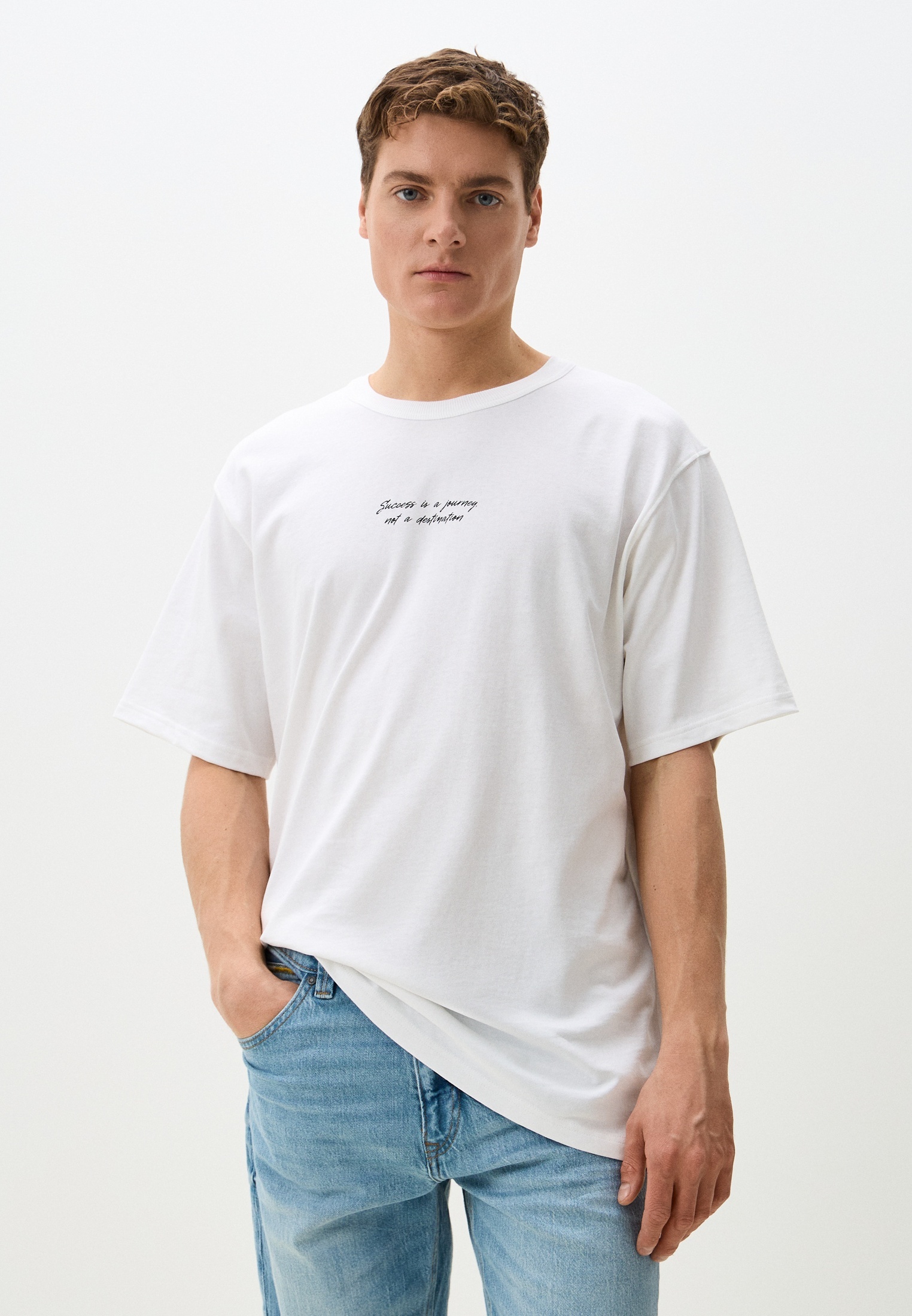 Футболка с коротким рукавом MARK FORMELLE 111875/24-4430П-0/белый печать5