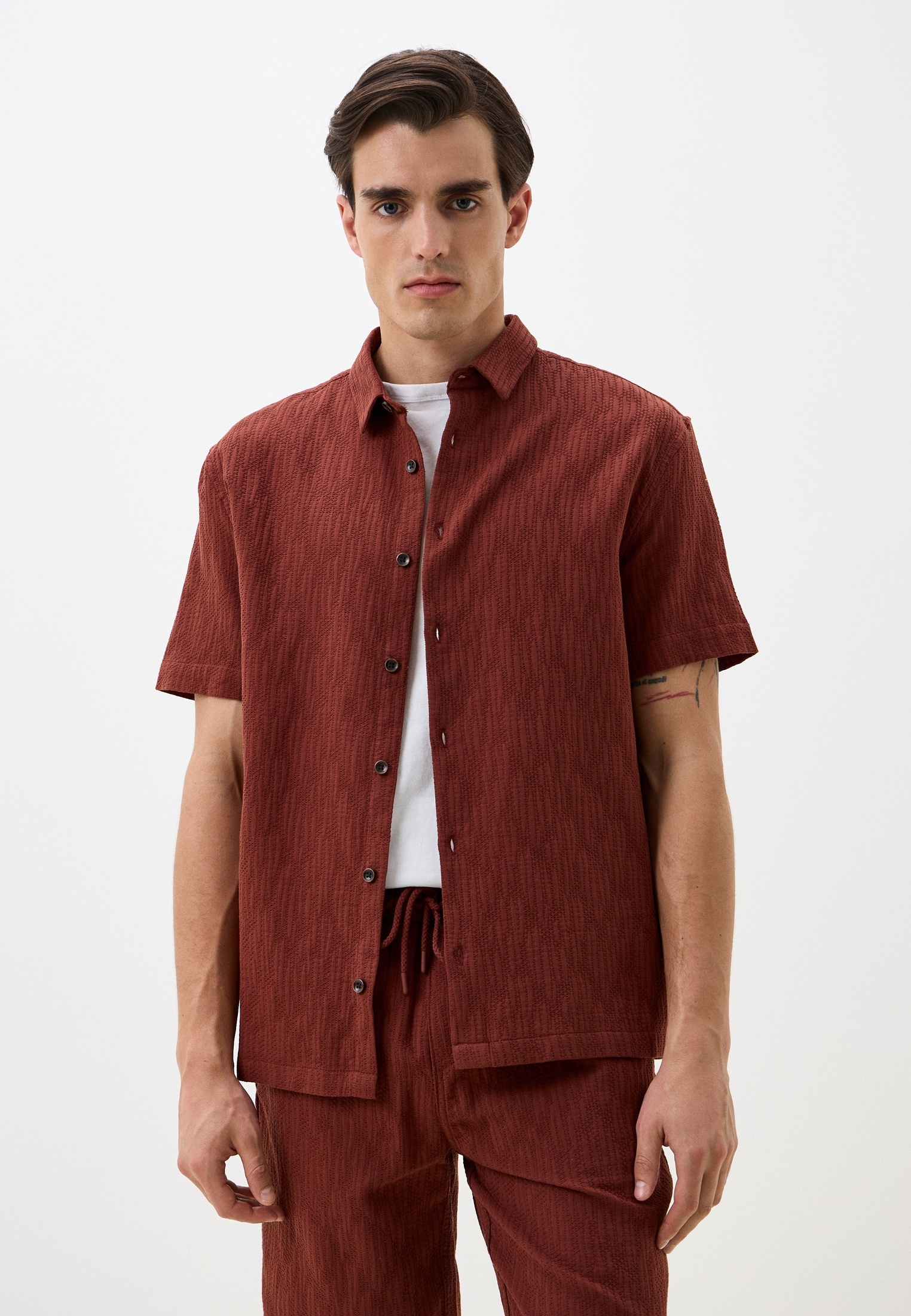 Рубашка с коротким рукавом Zolla z01525227Y17185J0