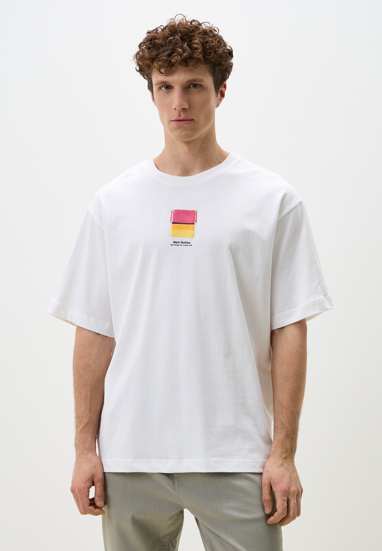 Футболка с коротким рукавом MARK FORMELLE 111932/24-4651П-0/белый печать