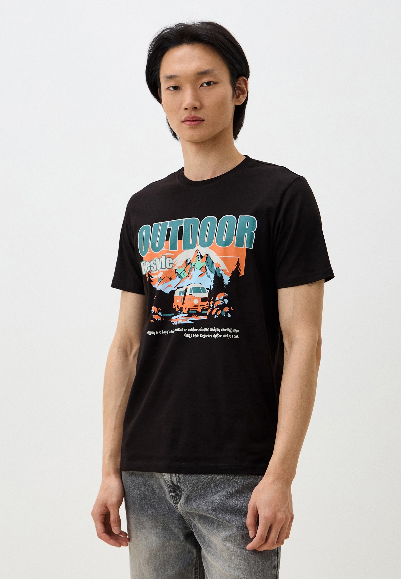 Футболка с коротким рукавом Koton 4SAM10563HK999