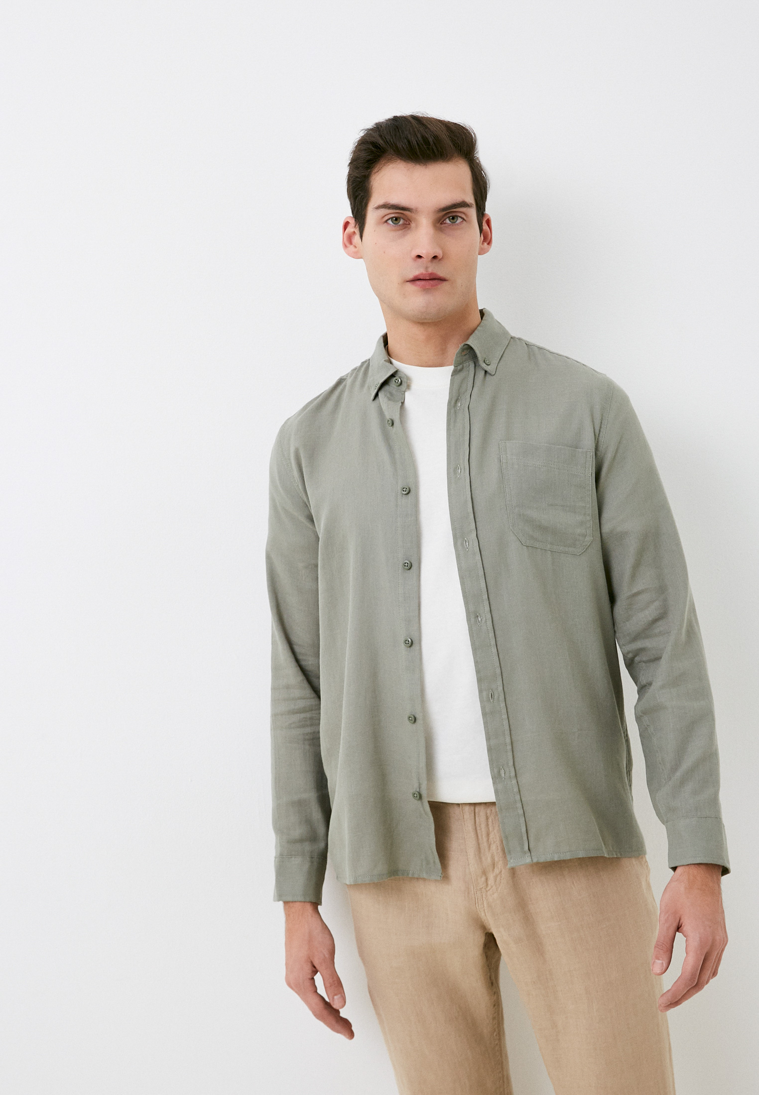 Рубашка с длинным рукавом Colin's CL1062133_Q1.V1_KHA