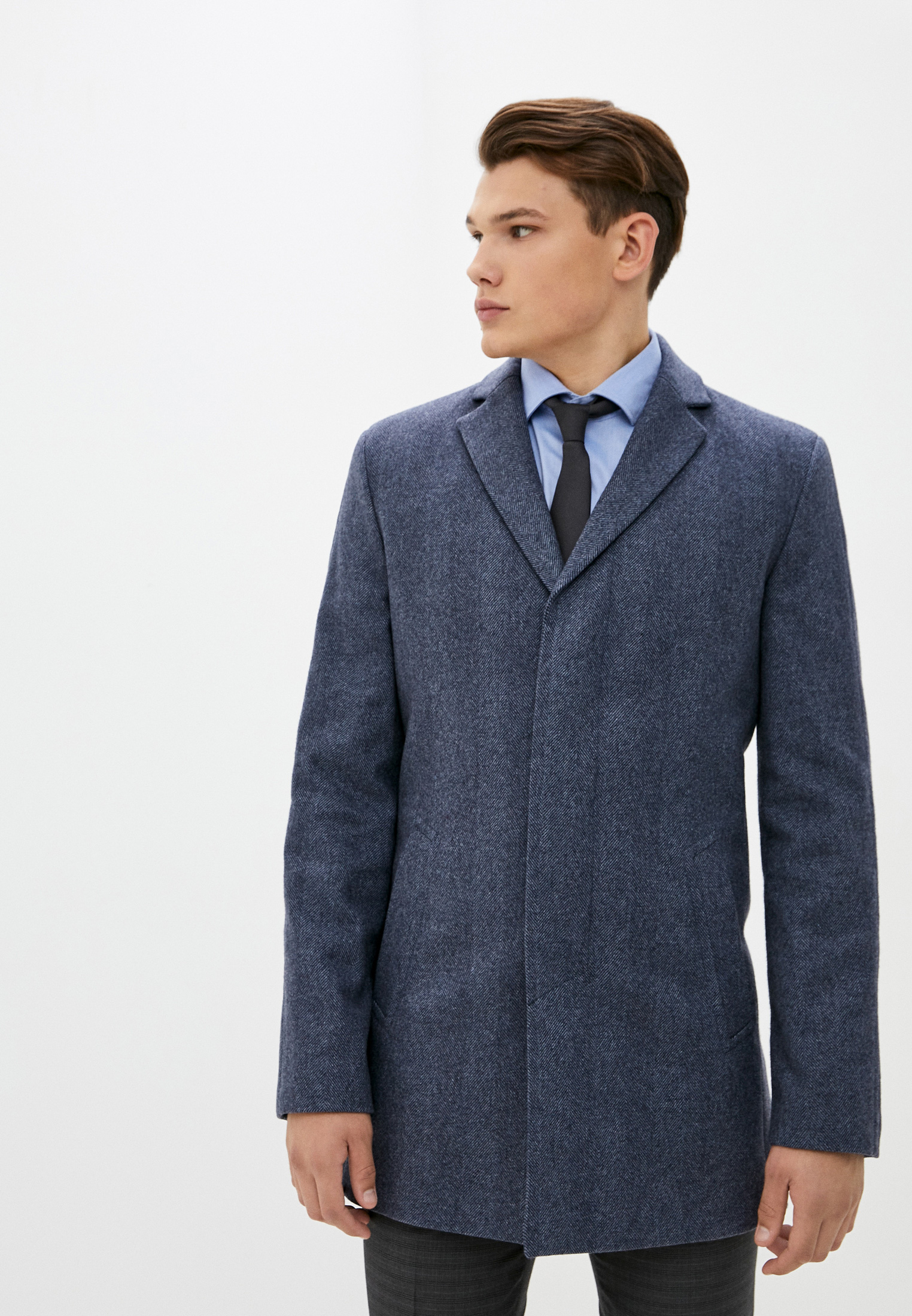 Мужские пальто BAZIONI 5015 LODEN blue/ Пальто 48/182